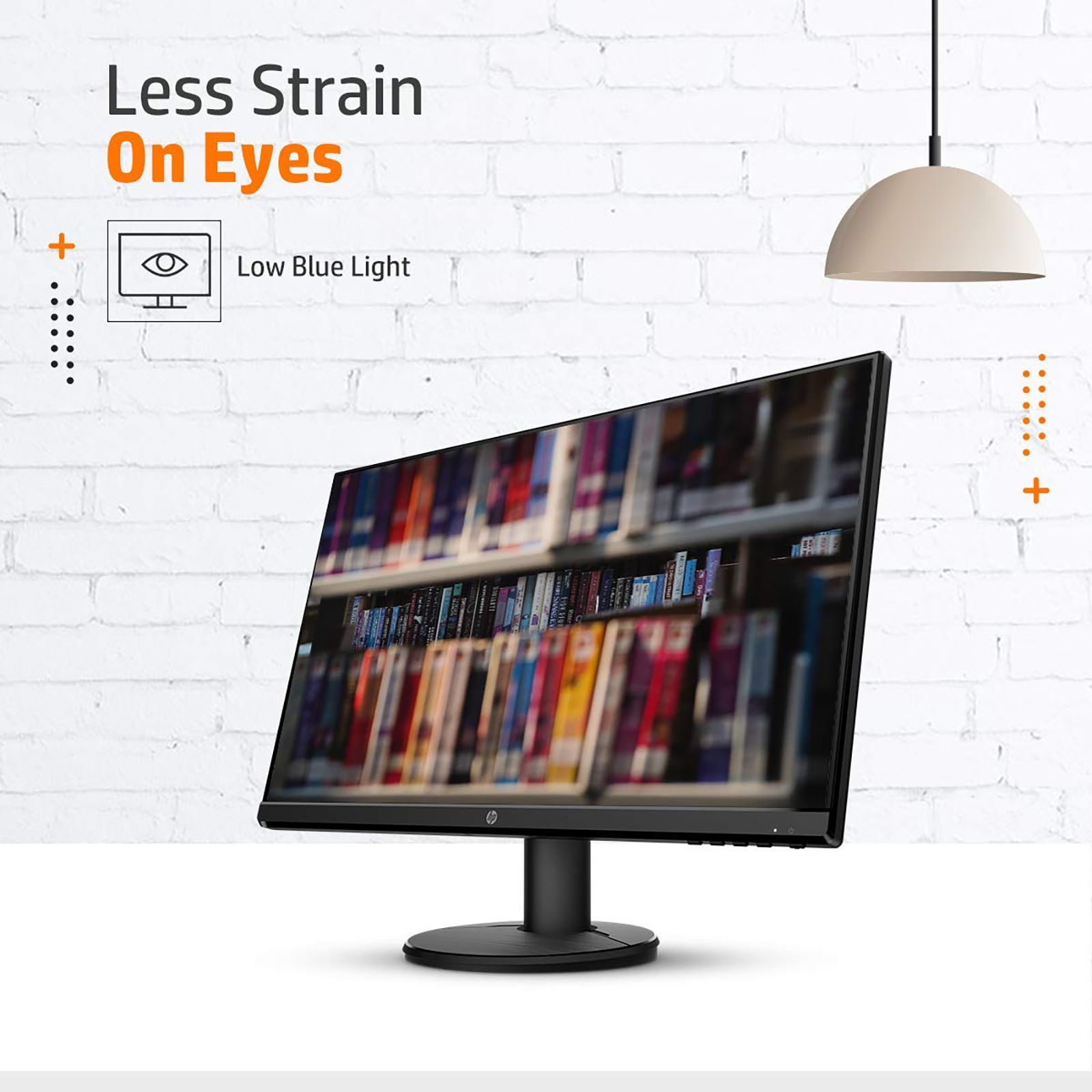 HP V24i 60.45cm (23.8 Inches) Full HD IPS Flat Panel LED Backlight Monitor (with Low Blue Light Mode)_8