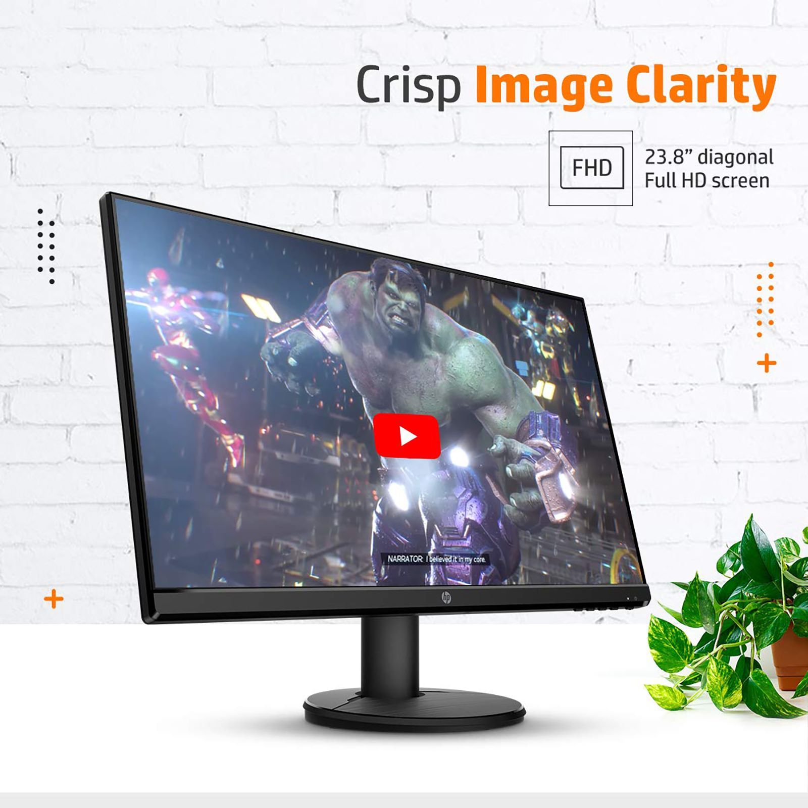 HP V24i 60.45cm (23.8 Inches) Full HD IPS Flat Panel LED Backlight Monitor (with Low Blue Light Mode)_11