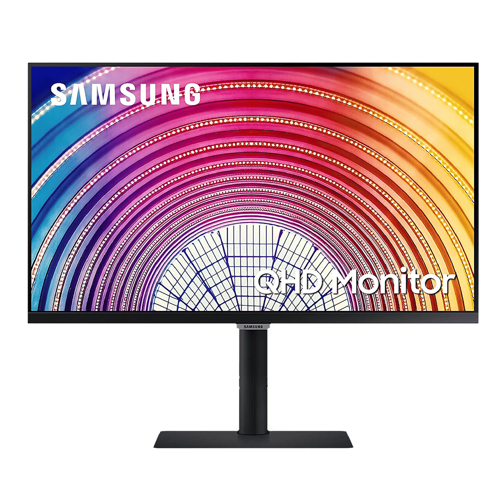SAMSUNG S60A 61 cm (24 inch) QHD IPS Panel LED Borderless Height Adjustable Monitor with Flicker-Free Technology_1