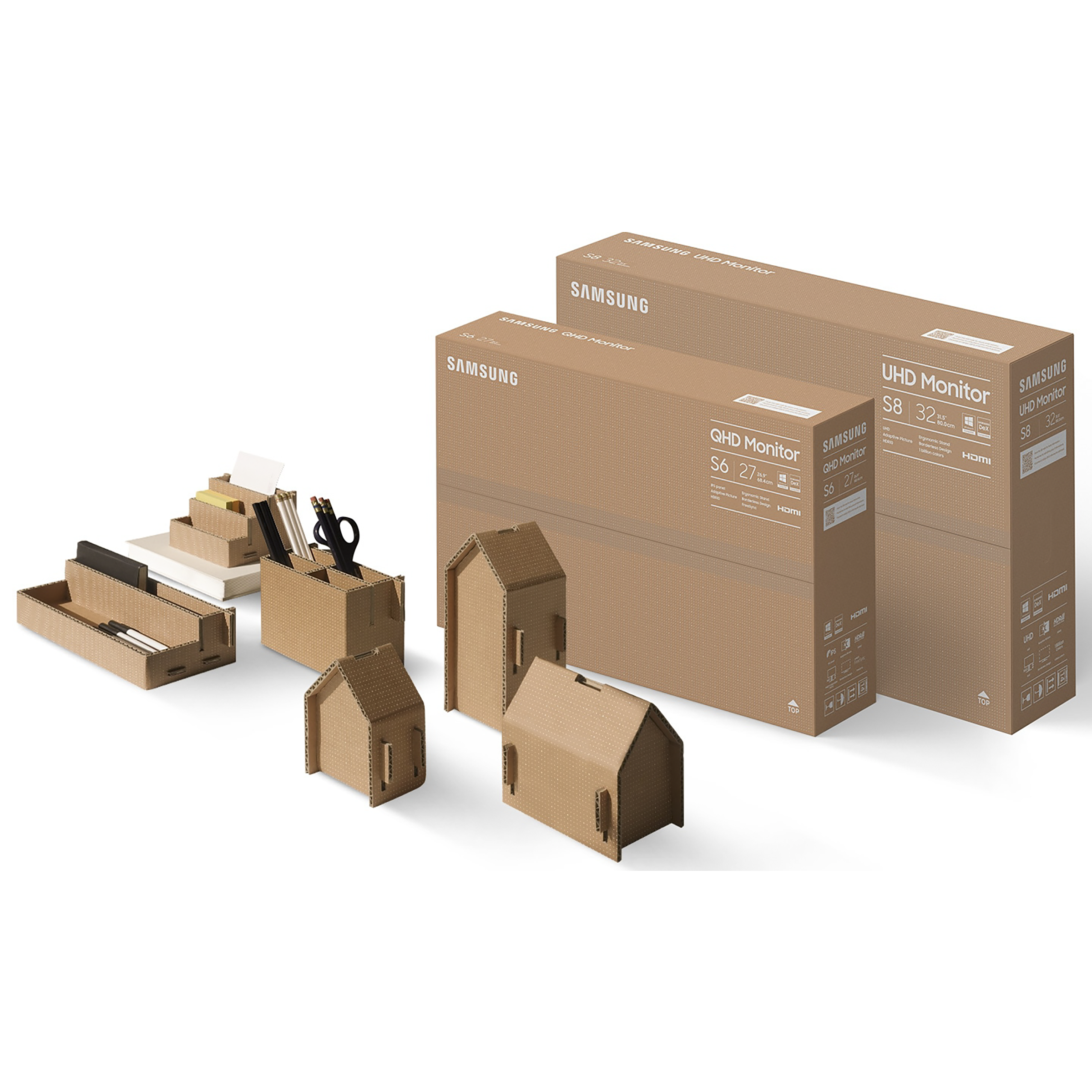 SAMSUNG S60A 61 cm (24 inch) QHD IPS Panel LED Borderless Height Adjustable Monitor with Flicker-Free Technology_8