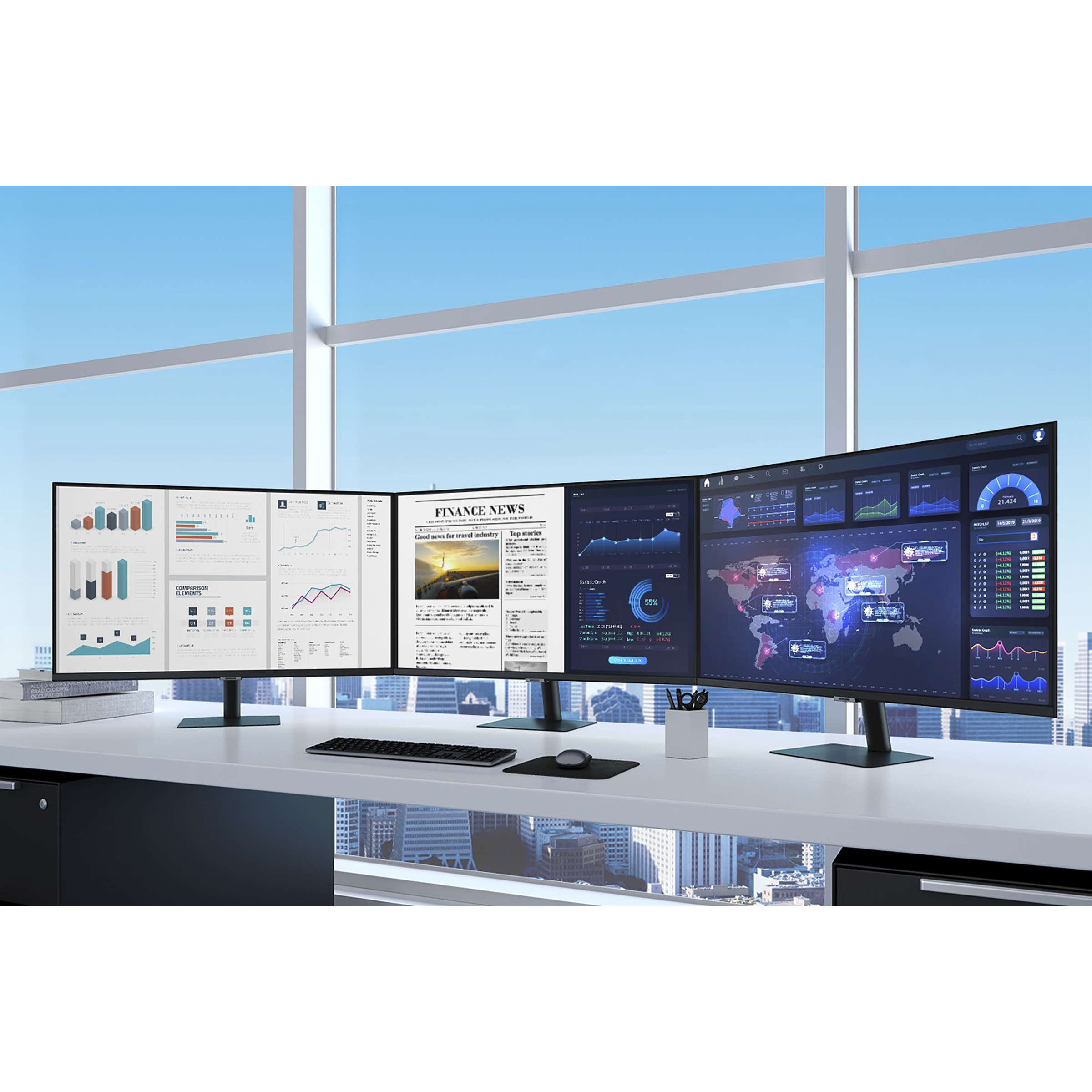 SAMSUNG S70A 81 cm (32 inch) Ultra HD 4K VA Panel LED Borderless Monitor with Flicker-Free Technology_11