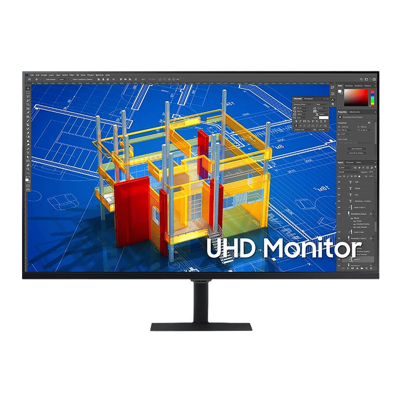 SAMSUNG S70A 81 cm (32 inch) Ultra HD 4K VA Panel LED Borderless Monitor with Flicker-Free Technology_16