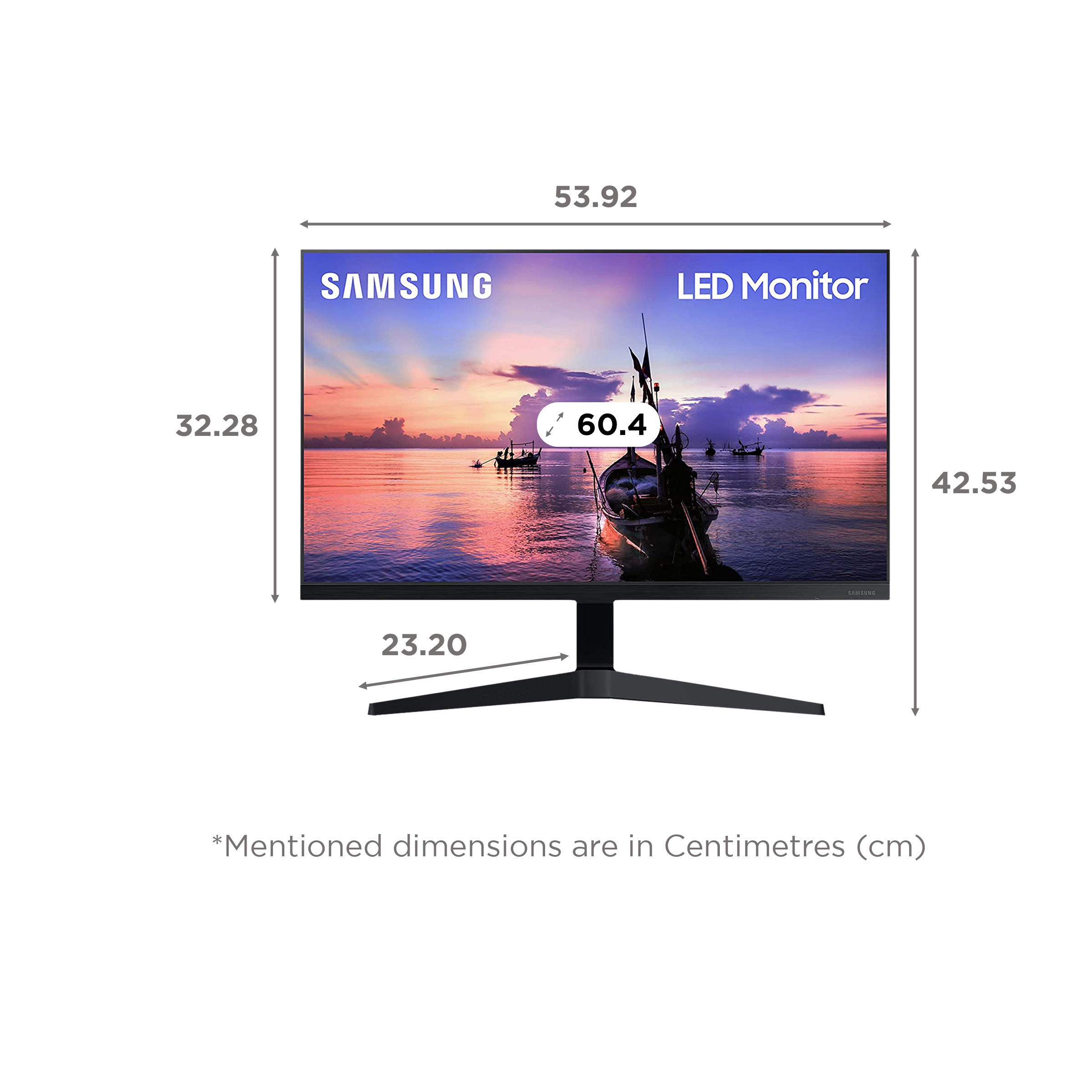 SAMSUNG 60.4 cm (24 inch) Full HD IPS Panel LED Borderless Monitor with Flicker-Free Technology SAMSUNG 60.4 cm (24 inch) Full HD IPS Panel LED Borderless Monitor with Flicker-Free Technology_2