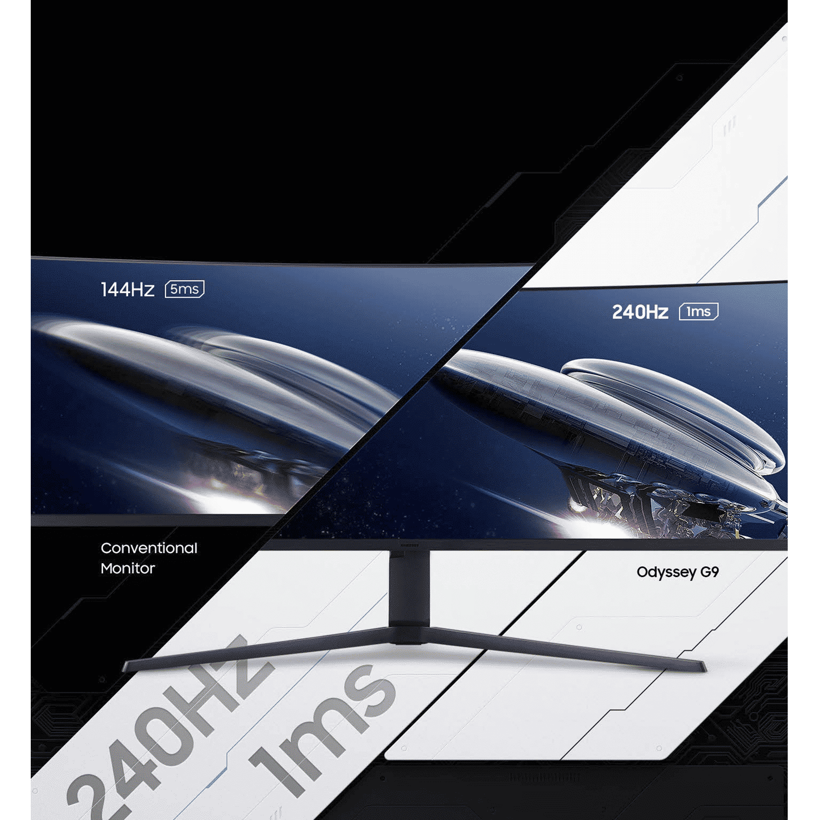 SAMSUNG Odyssey G9 123.9 cm (49 inch) DQHD VA Panel QLED Curved Height Adjustable Gaming Monitor with Black Equalizer SAMSUNG Odyssey G9 123.9 cm (49 inch) DQHD VA Panel QLED Curved Height Adjustable Gaming Monitor with Black Equalizer_11