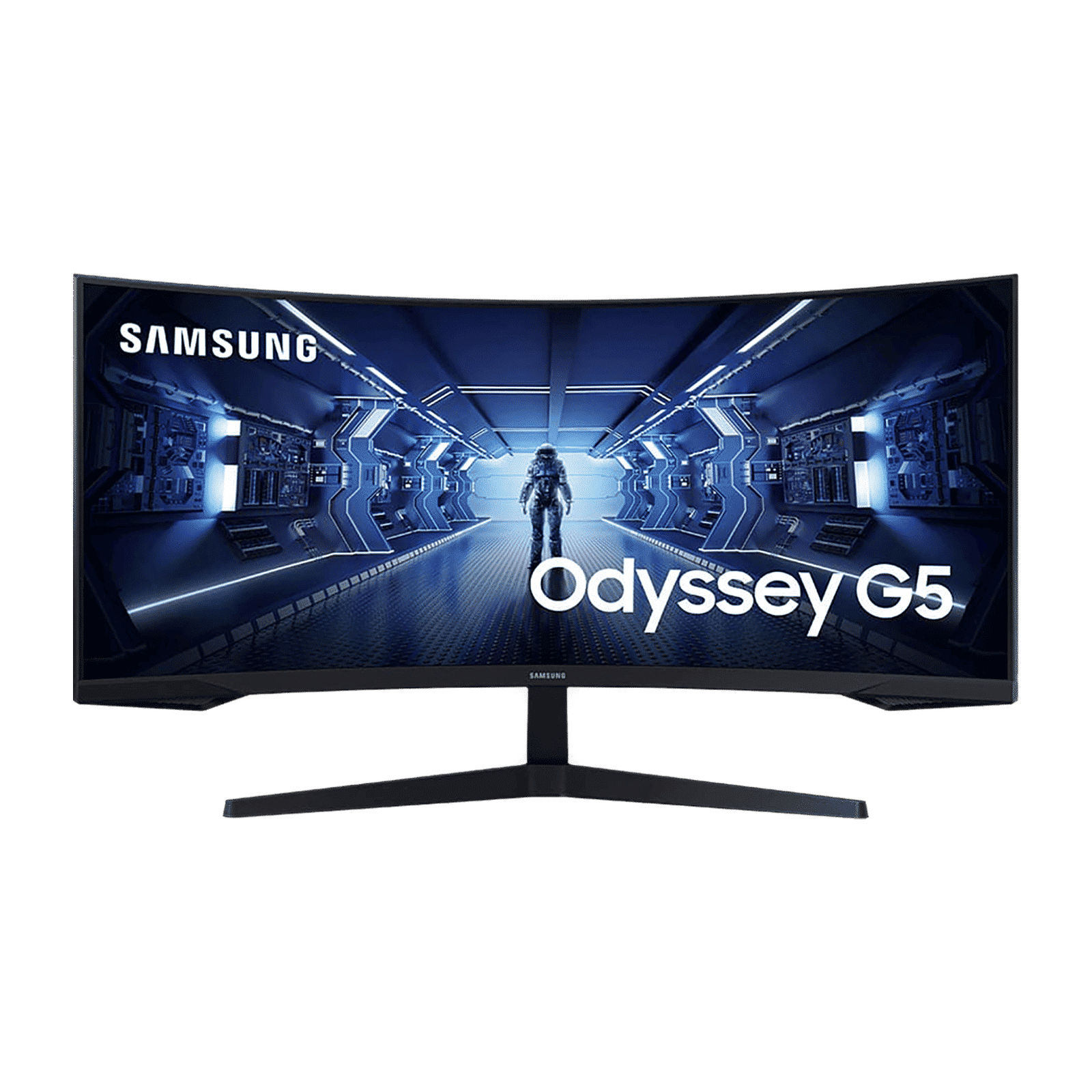 SAMSUNG Odyssey G5 86 cm (34 inch) Ultra WQHD VA Panel LED Curved Gaming Monitor with Black Equalizer_1