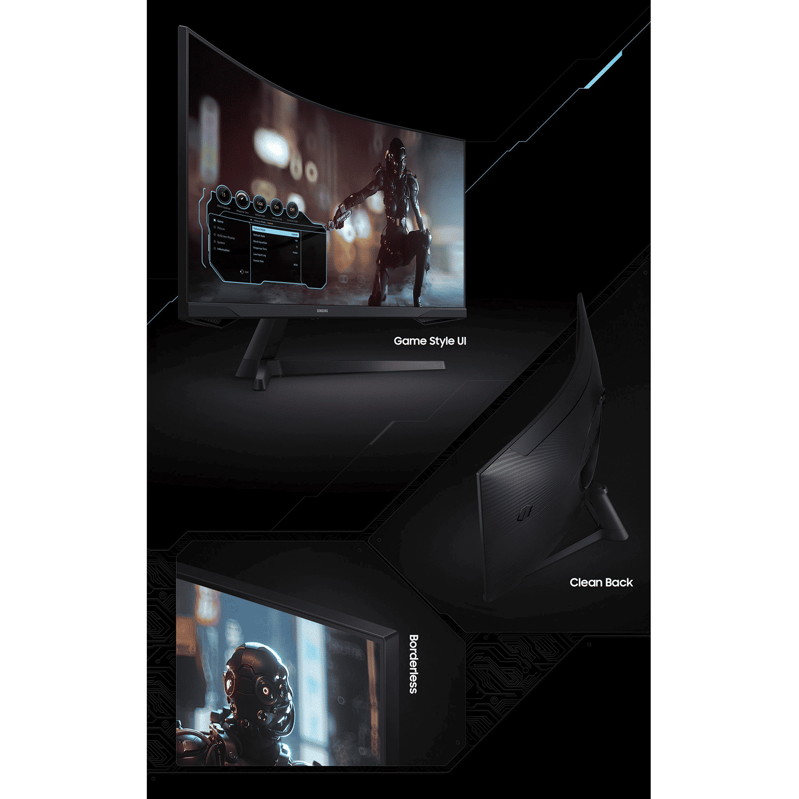 SAMSUNG Odyssey G5 86 cm (34 inch) Ultra WQHD VA Panel LED Curved Gaming Monitor with Black Equalizer_12