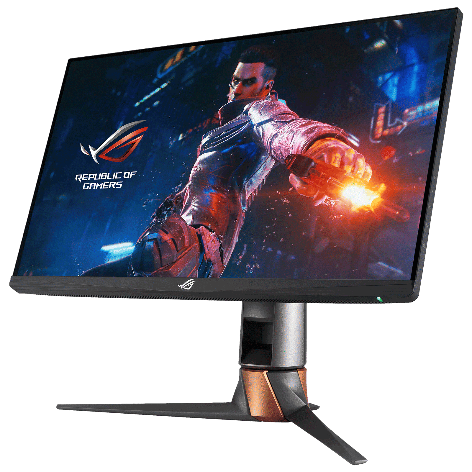 ASUS ROG Swift 62.23 cm (24.5 inch) Full HD IPS Panel LCD Height Adjustable Gaming Monitor with Flicker-Free Technology_4