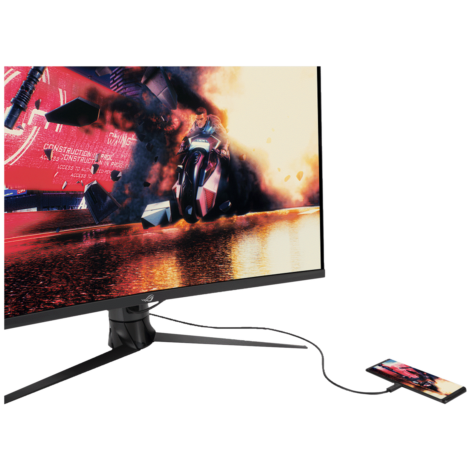 ASUS ROG Strix 80.01 cm (31.5 inch) WQHD VA Panel LED Curved Height Adjustable Monitor with LED Backlight_12