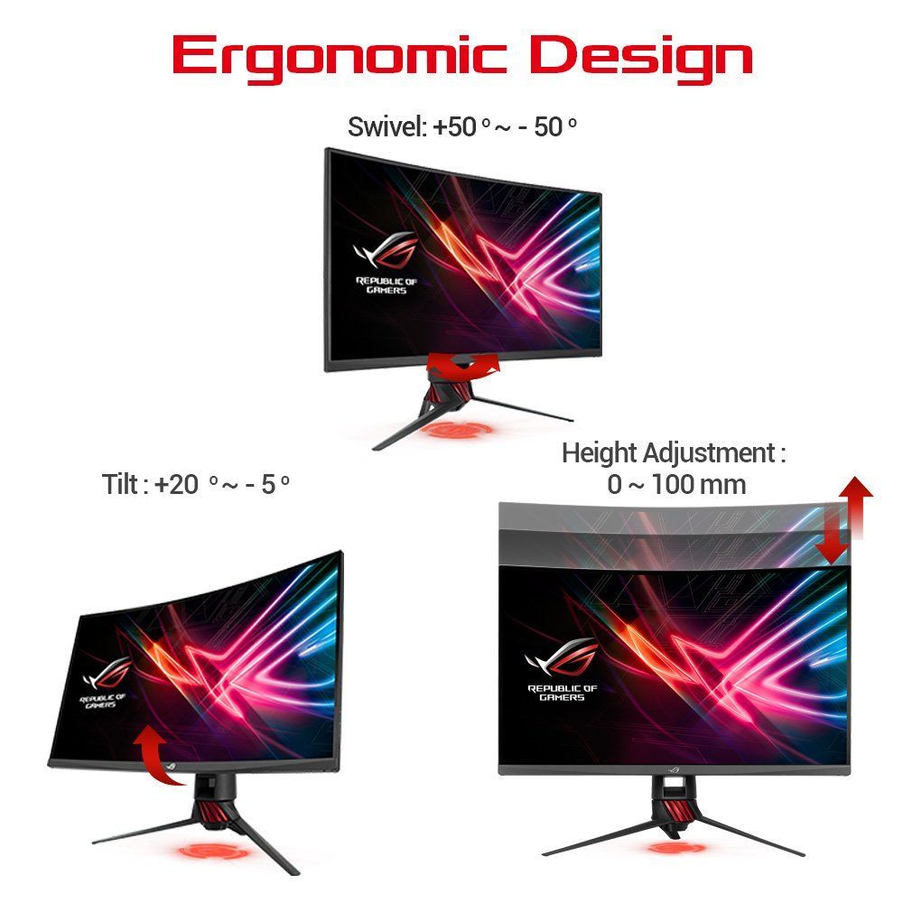 ASUS ROG Strix 81.28 cm (32 inch) WQHD VA Panel LED Curved Height Adjustable Monitor with LED Backlight_11