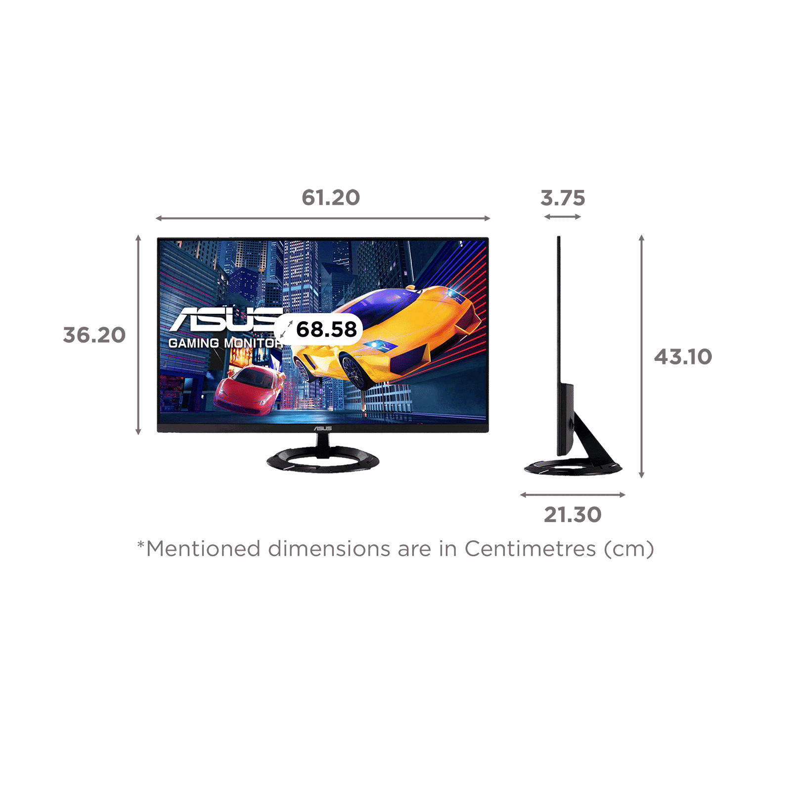 ASUS 68.58 cm (27 inch) Full HD IPS Panel LEDUltra Slim Gaming Monitor with FreeSync Technology_2