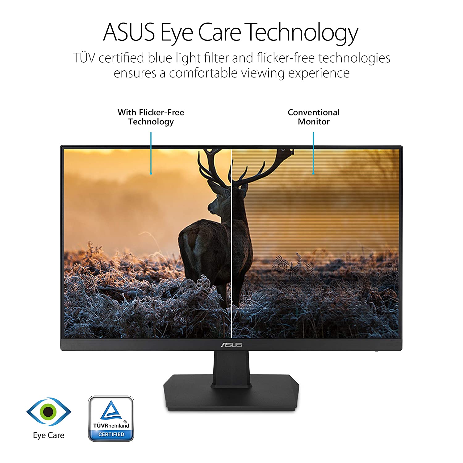 ASUS 60.45 cm (23.8 inch) Full HD IPS Panel LED Frameless Monitor with Eye Care Technology_7