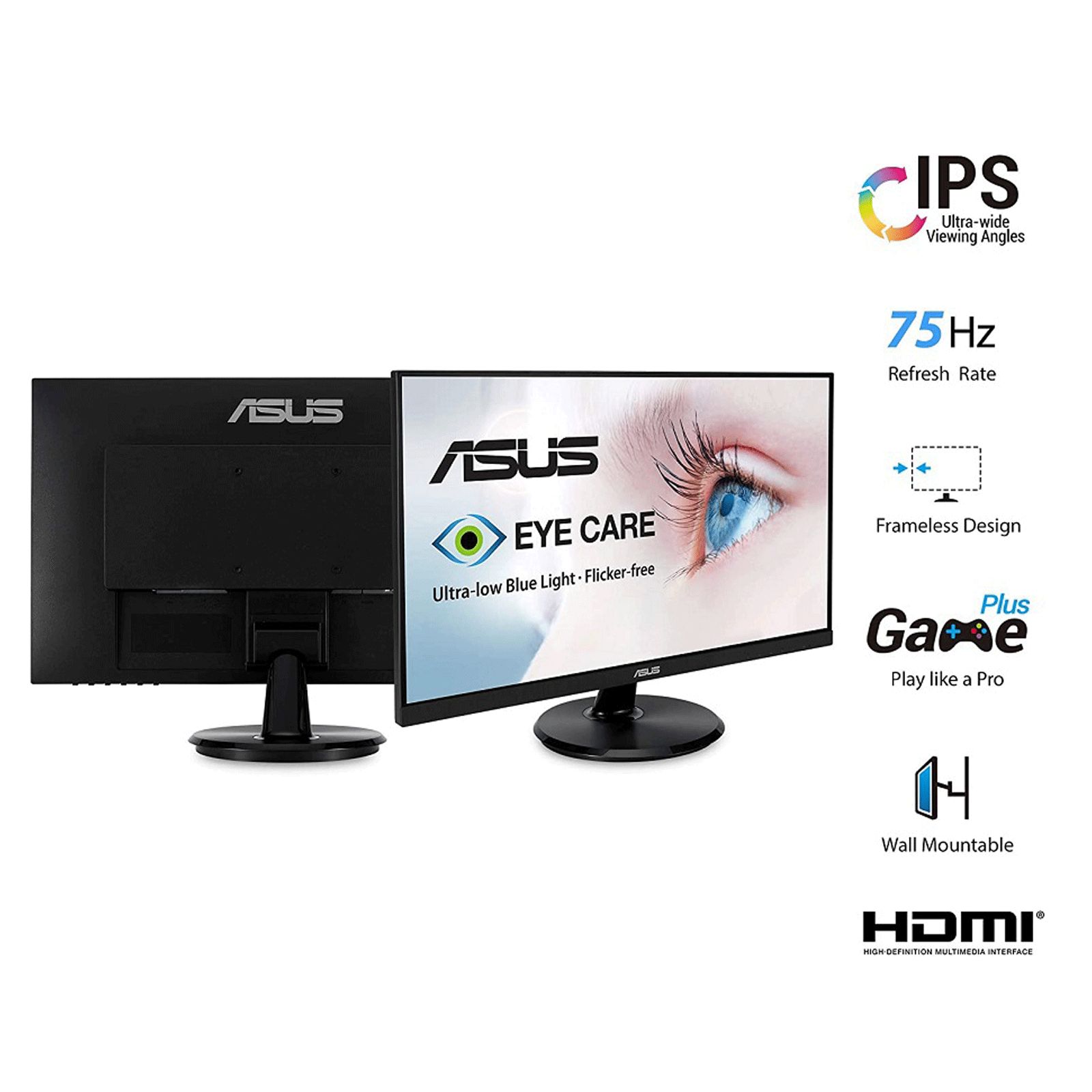 ASUS VA24DQ 60.45 cm (23.8 Inches) Full HD IPS Flat Panel LED Gaming Monitor ( with FreeSync)_6