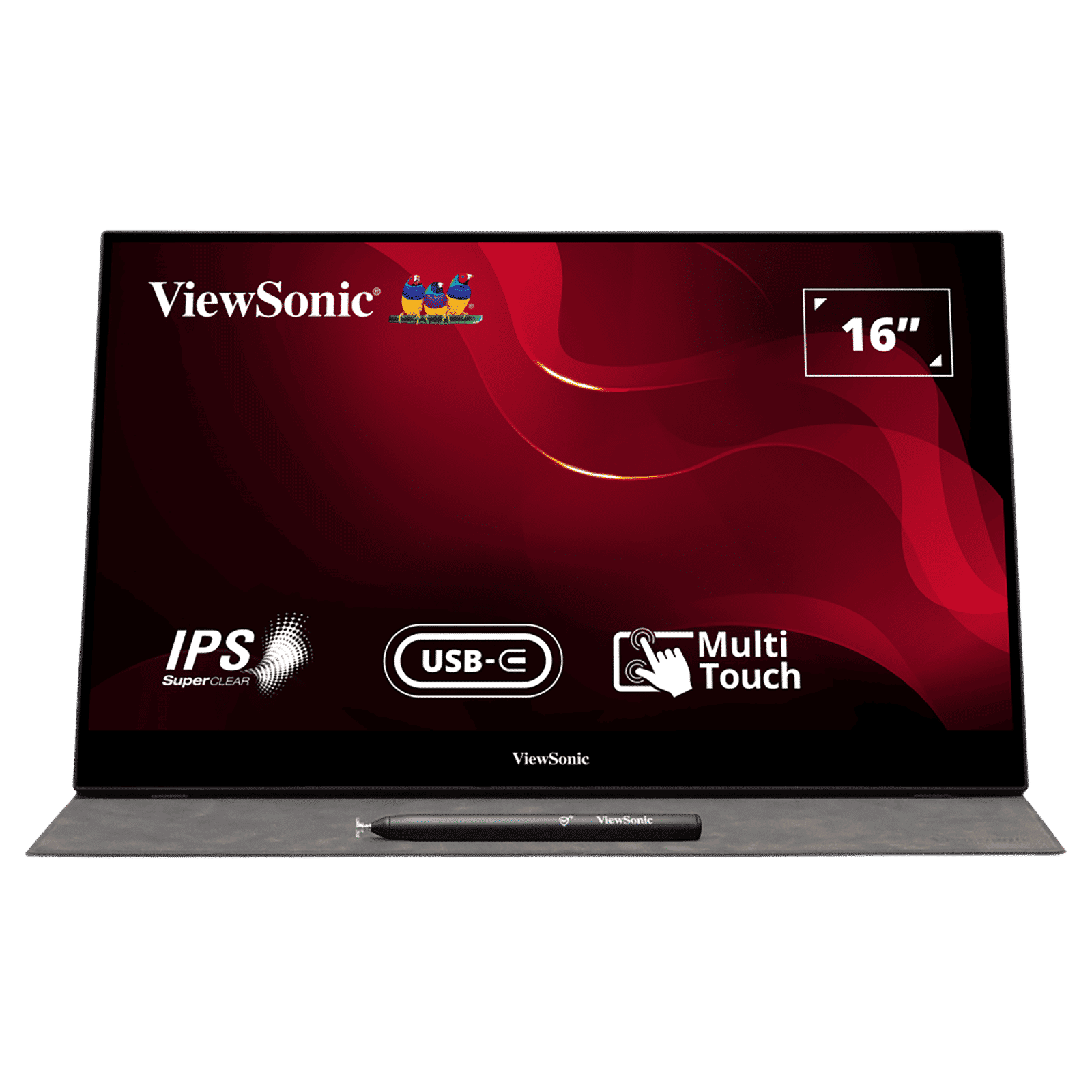 ViewSonic TD1655 39.62cm (15.6 inch) Full HD IPS Panel Monitor with Pivot Able Display_8