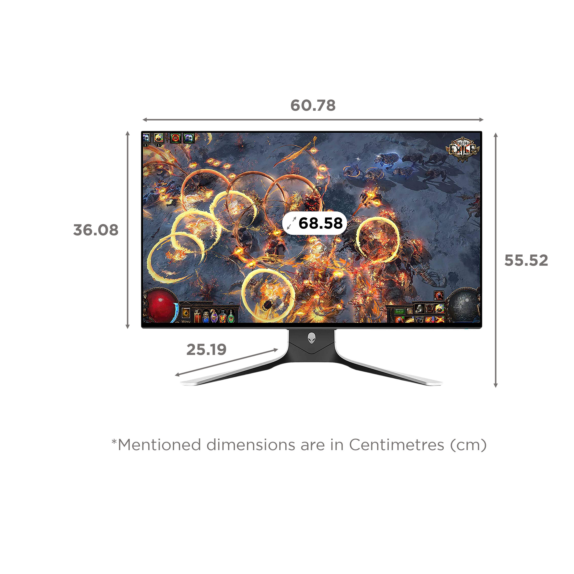 Dell Alienware 68.58 cm (27 inch) QHD IPS Panel LED Wide Height Adjustable Gaming Monitor with NVIDIA G-Sync Ultimate Dell Alienware 68.58 cm (27 inch) QHD IPS Panel LED Wide Height Adjustable Gaming Monitor with NVIDIA G-Sync Ultimate_2