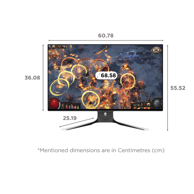 Buy Dell Alienware 68.58 cm (27 inch) QHD IPS Panel LED Wide Height ...