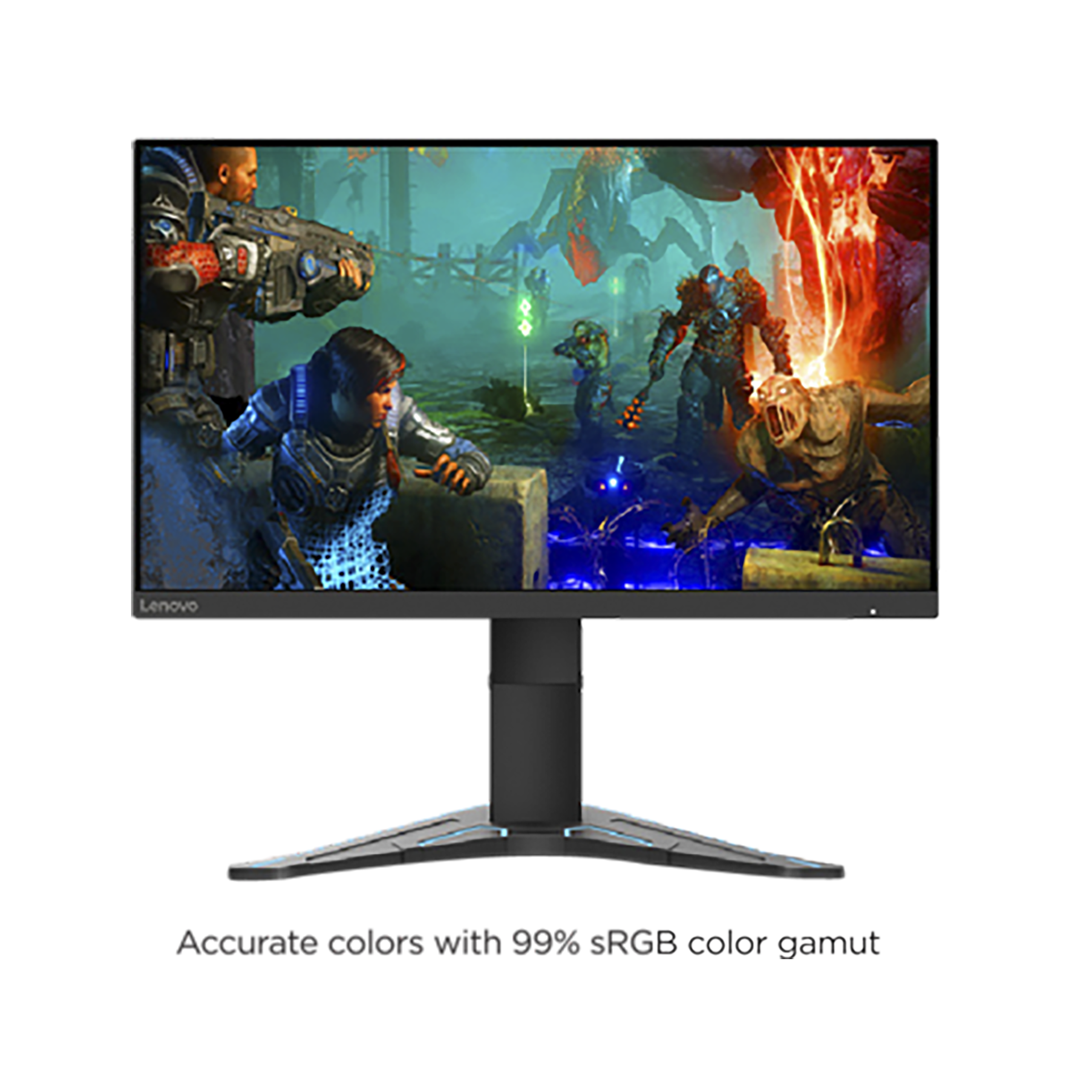 Lenovo G Series 60.45 cm (23.8 inch) Full HD IPS Panel LCD Flat Height Adjustable Gaming Monitor with AMD FreeSync Premium Technology_8