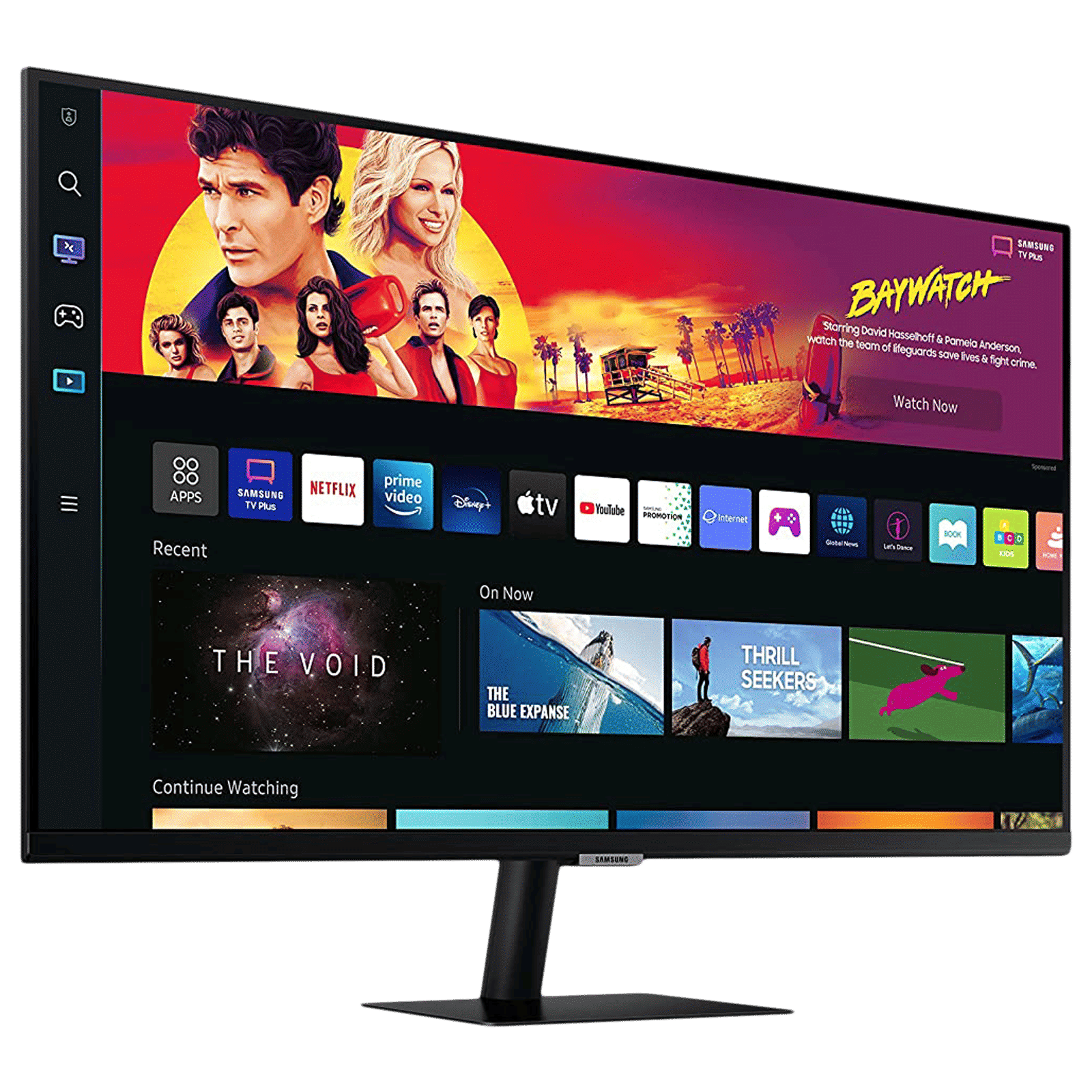 SAMSUNG 81.3 cm (32 inch) Ultra HD Flat Monitor (Auto Source Switch, 60Hz, LS32BM700UWXXL, Black)_6