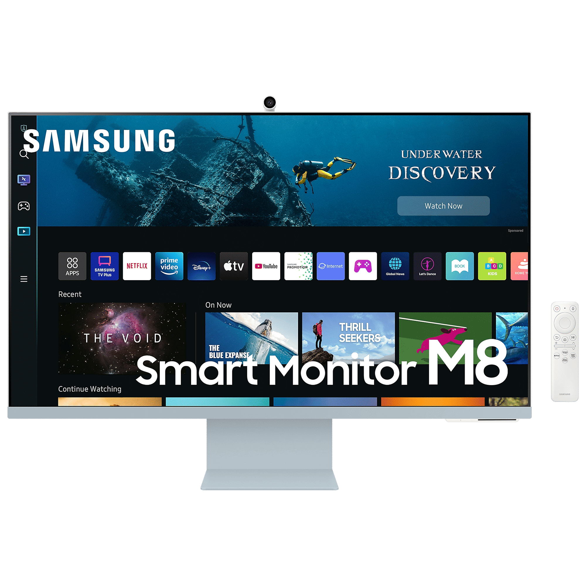SAMSUNG M8 80 cm (32 inch) Ultra HD 4K VA Panel LCD Ultra Wide Height Adjustable Monitor with Flicker-Free Technology SAMSUNG M8 80 cm (32 inch) Ultra HD 4K VA Panel LCD Ultra Wide Height Adjustable Monitor with Flicker-Free Technology_1