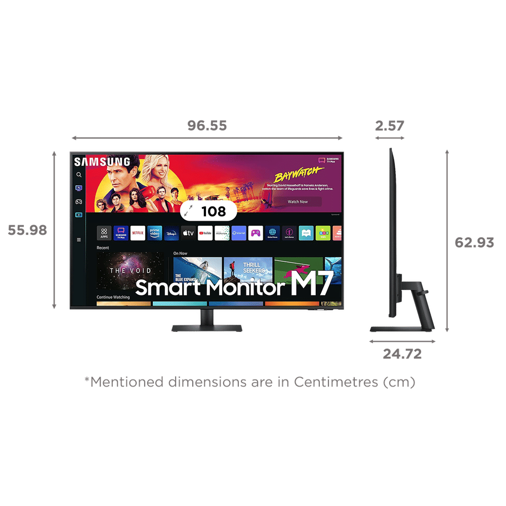 Buy SAMSUNG M7 108 cm (43 inch) Ultra HD 4K VA Panel LCD Ultra Wide ...
