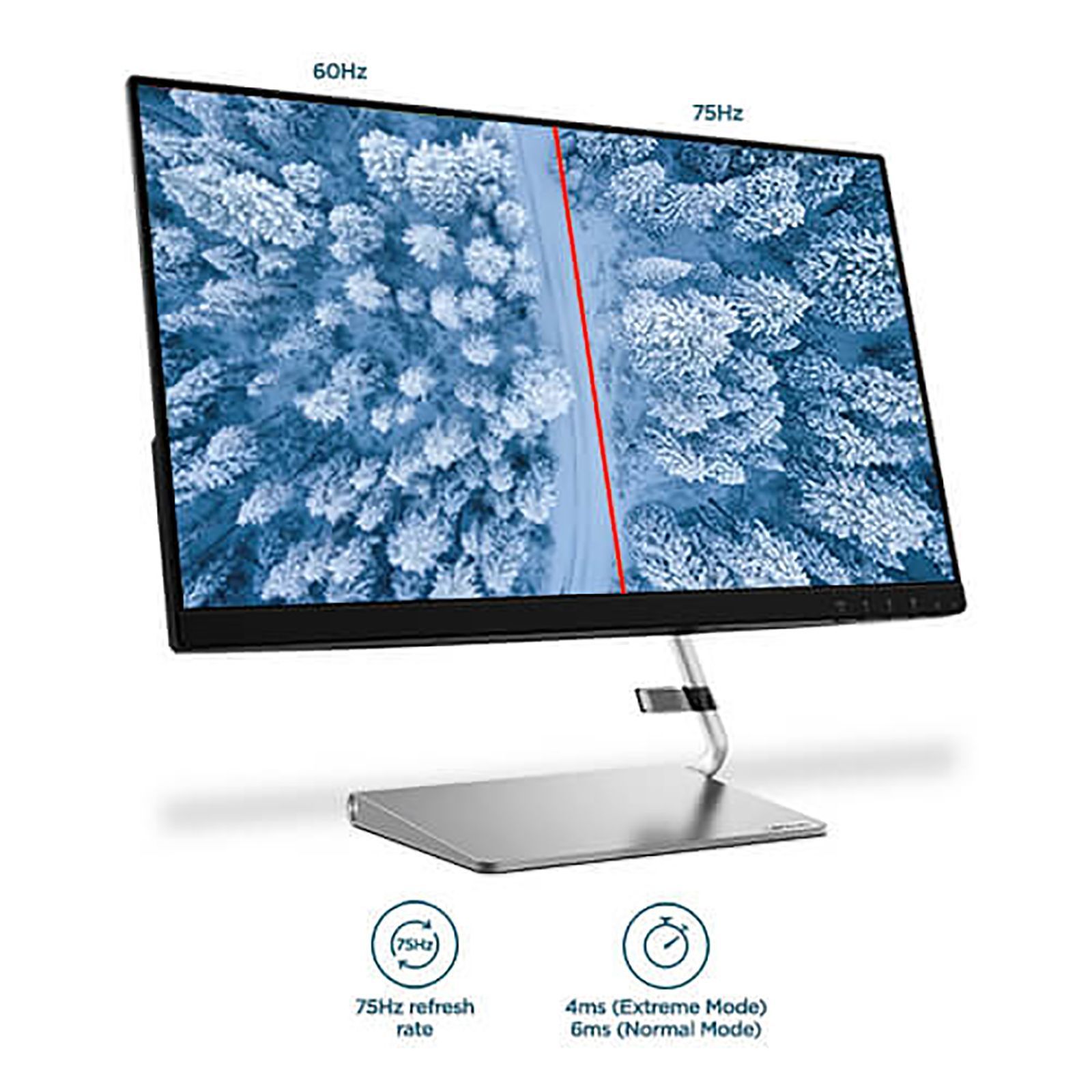 Lenovo Q24i-20 60.45 cm (23.8 inch) Full HD IPS Panel LCD 3-Side Near Edgeless Bezel Height Adjustable Monitor with AMD FreeSync Premium Technology_17