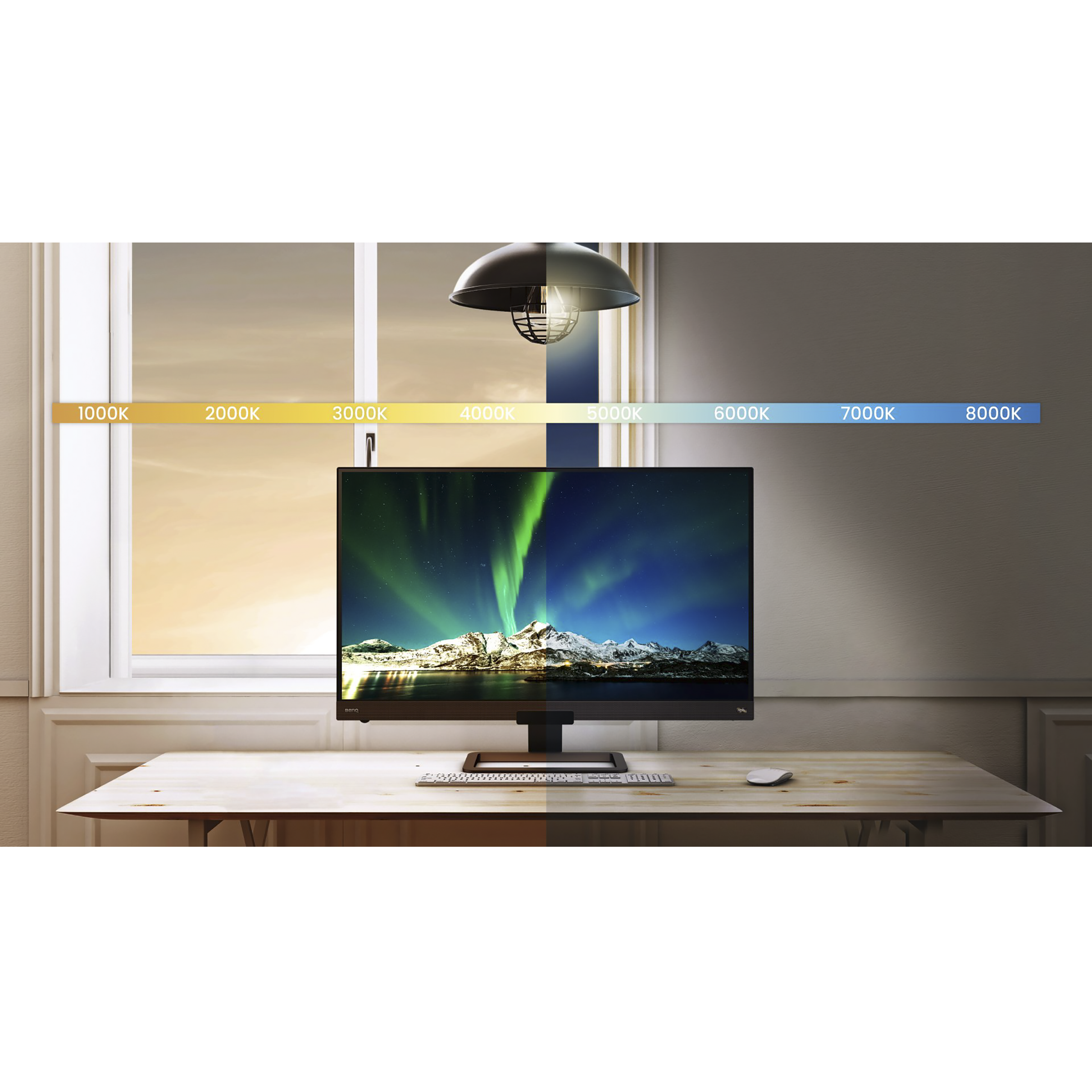 BenQ 81.28 cm (32 inch) Ultra HD 4K IPS Panel LCD Bezel-Less Gaming Monitor with Flicker-Free Technology_9