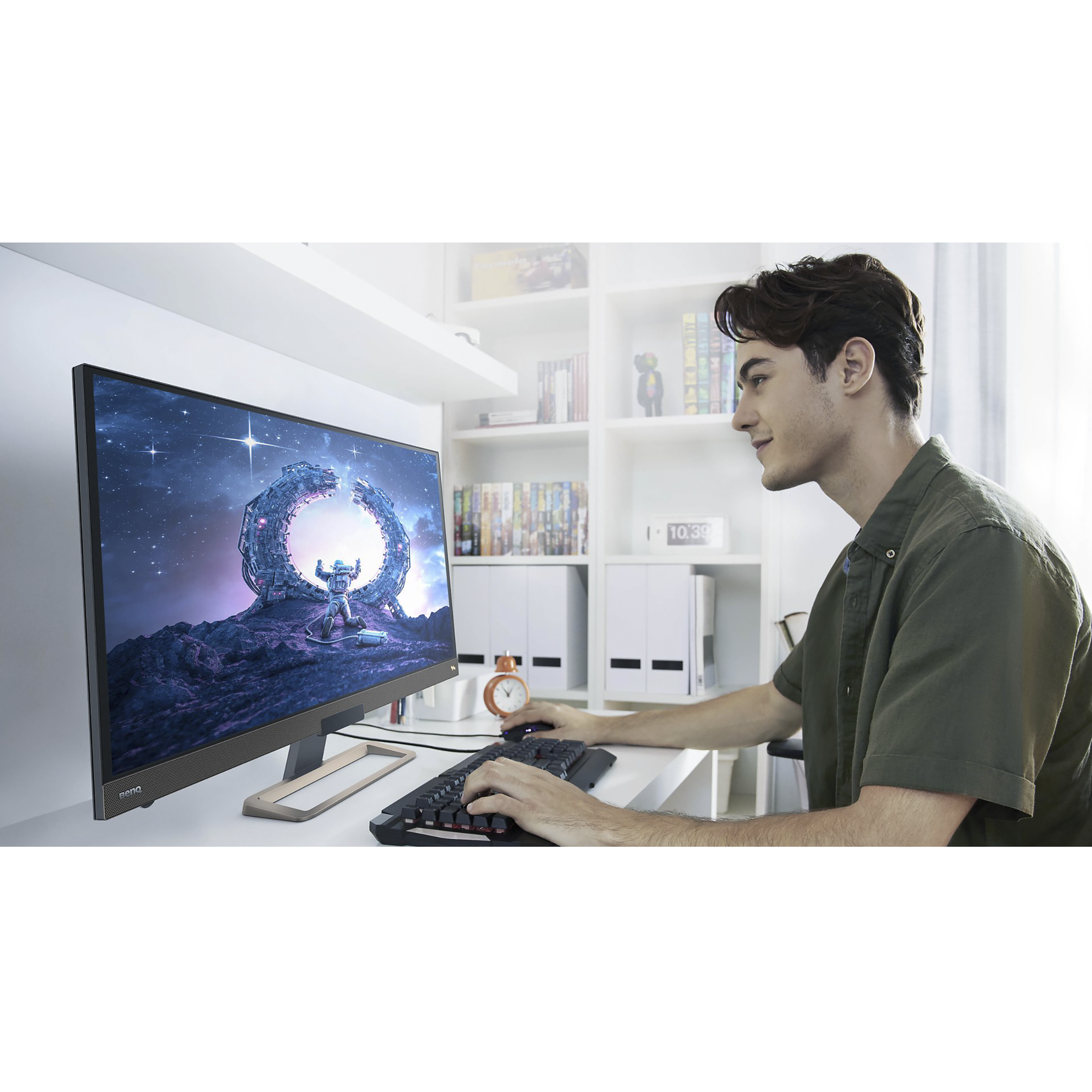 BenQ 81.28 cm (32 inch) Ultra HD 4K IPS Panel LCD Bezel-Less Gaming Monitor with Flicker-Free Technology_10