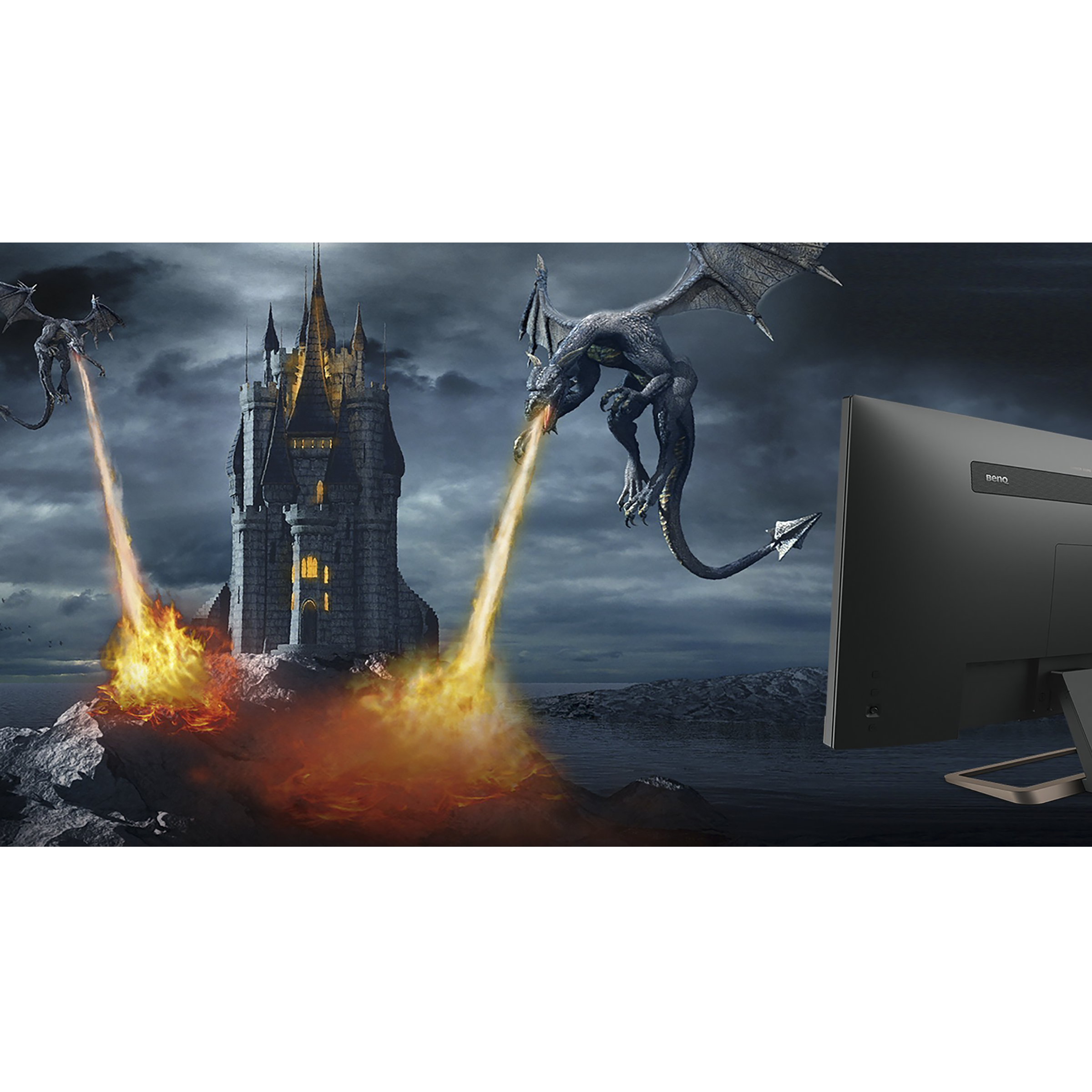 BenQ 81.28 cm (32 inch) Ultra HD 4K IPS Panel LCD Bezel-Less Gaming Monitor with Flicker-Free Technology_12