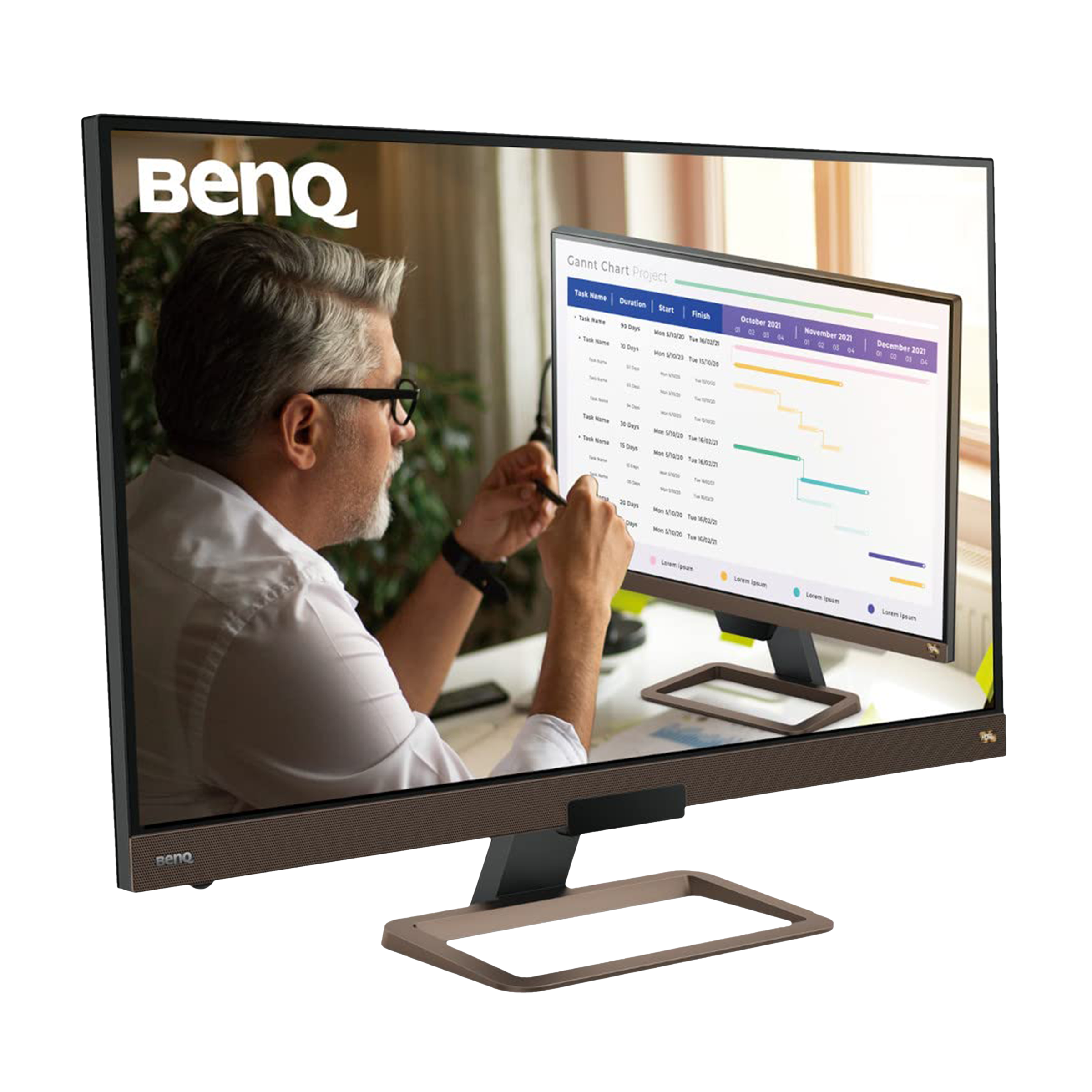BenQ 81.28 cm (32 inch) Ultra HD 4K IPS Panel LCD Bezel-Less Gaming Monitor with Flicker-Free Technology_5