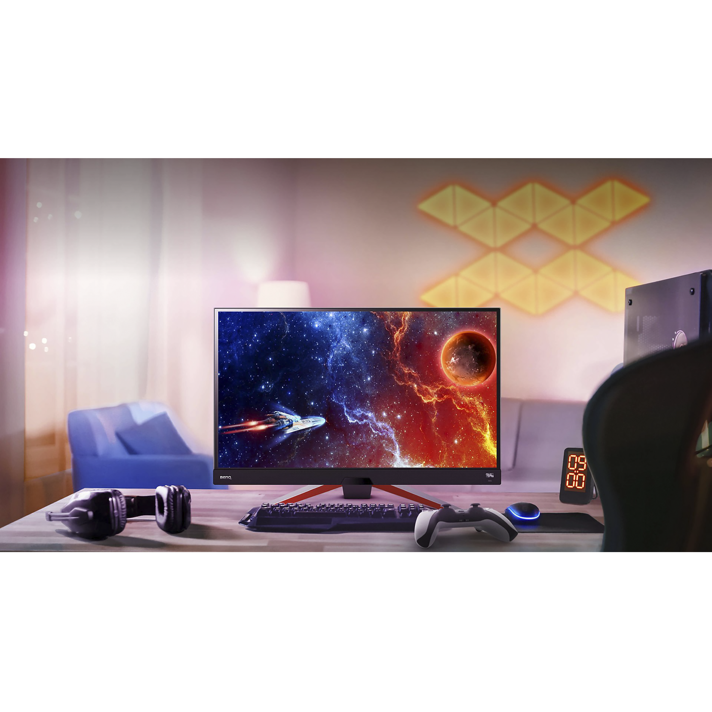 BenQ MOBIUZ 68.58 cm (27 inch) QHD IPS Panel LED Bezel-Less Height Adjustable Gaming Monitor with Flicker-Free Technology_9