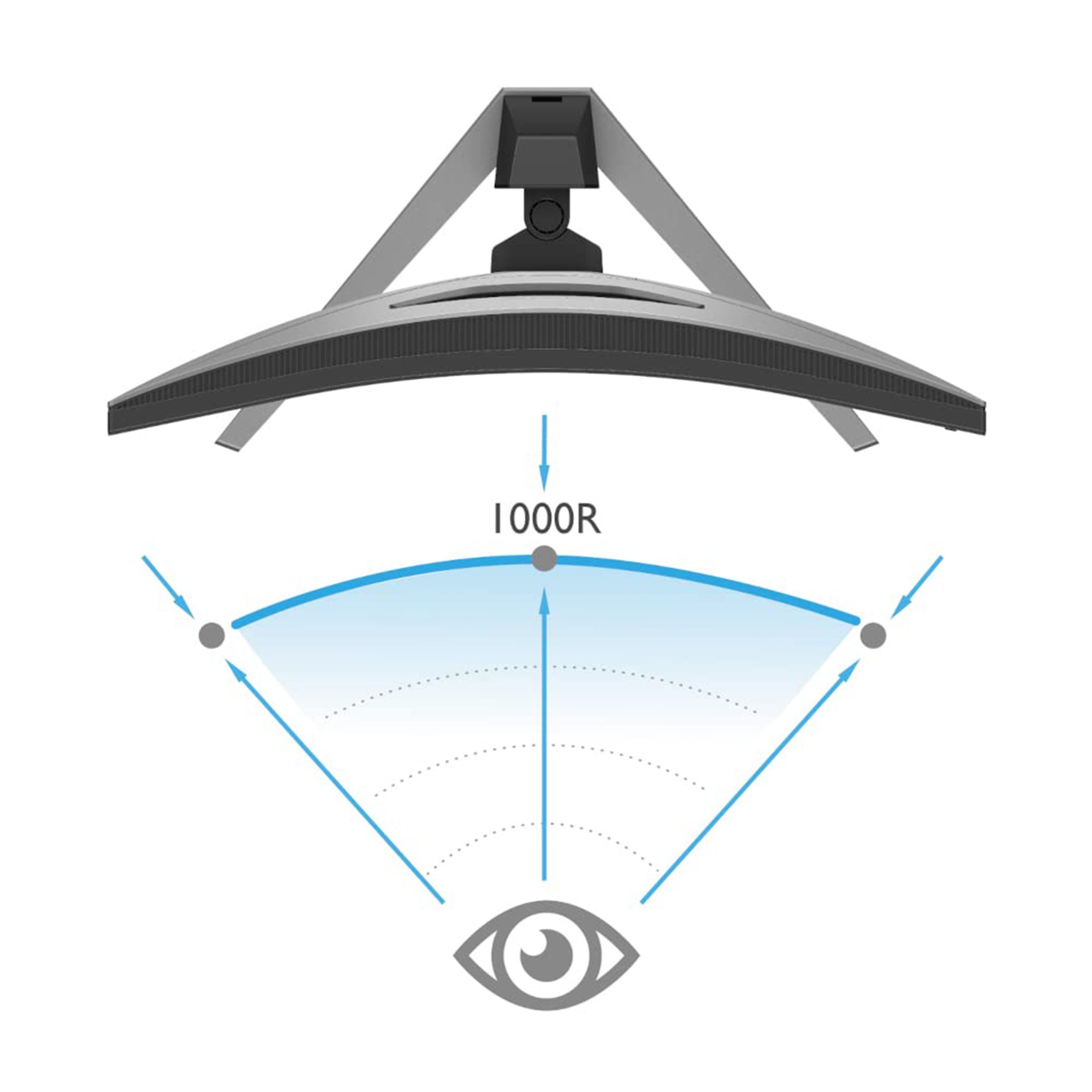 BenQ MOBIUZ 68.58 cm (27 inch) QHD VA Panel LED Curved Height Adjustable Gaming Monitor with Flicker-Free Technology_9