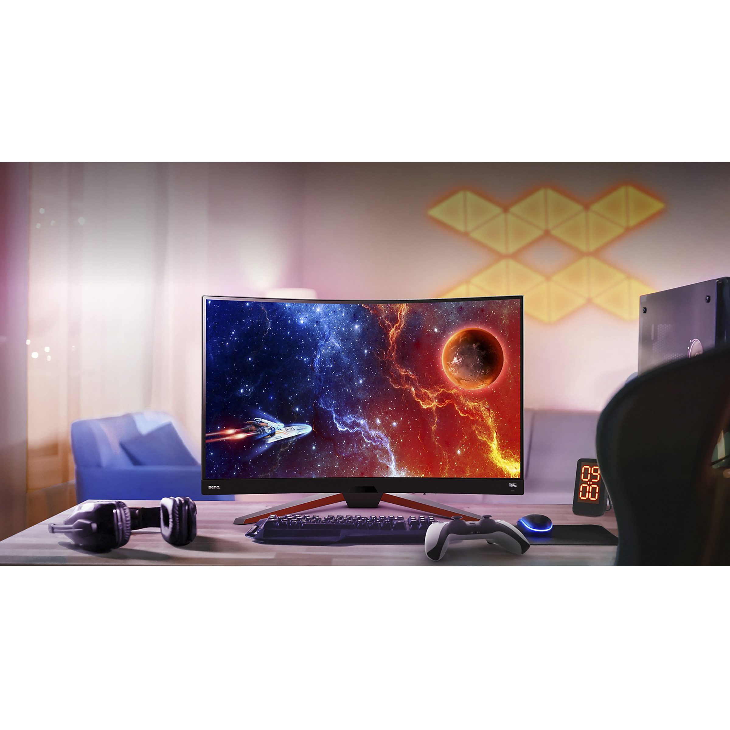 BenQ MOBIUZ 81 cm (31.5 inch) QHD VA Panel LED Bezel-Less Height Adjustable Gaming Monitor with Flicker-Free Technology_11