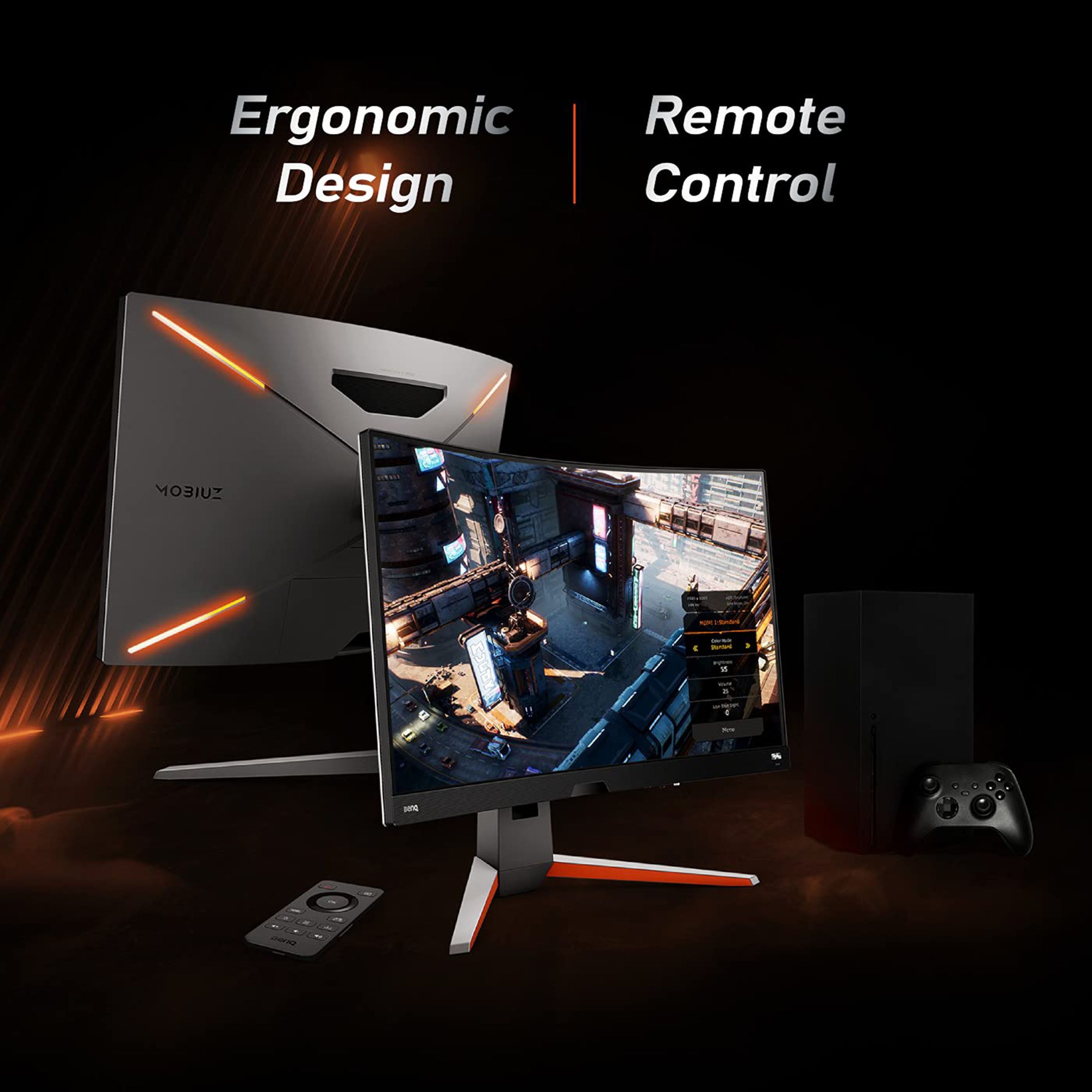 BenQ MOBIUZ 81 cm (31.5 inch) QHD VA Panel LED Bezel-Less Height Adjustable Gaming Monitor with Flicker-Free Technology_18