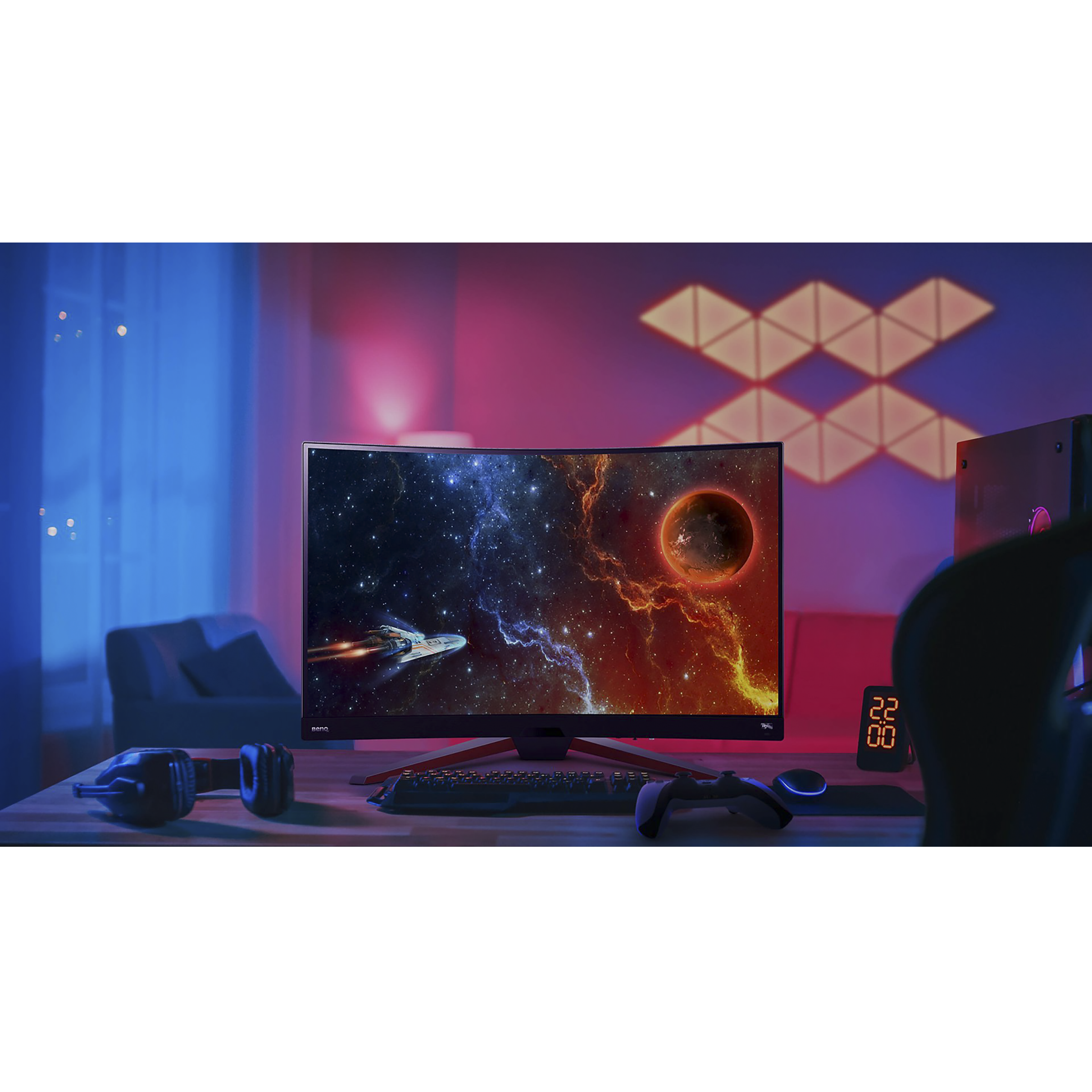 BenQ MOBIUZ 81 cm (31.5 inch) QHD VA Panel LED Bezel-Less Height Adjustable Gaming Monitor with Flicker-Free Technology_8