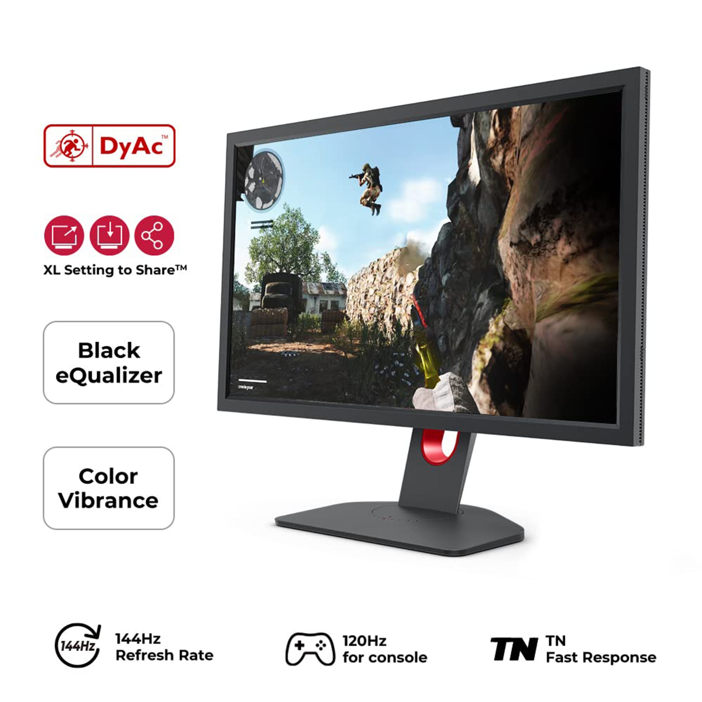 BenQ ZOWIE 60.96 cm (24 inch) Full HD TN Panel LCD Height Adjustable Gaming Monitor with DyAc Technology_8