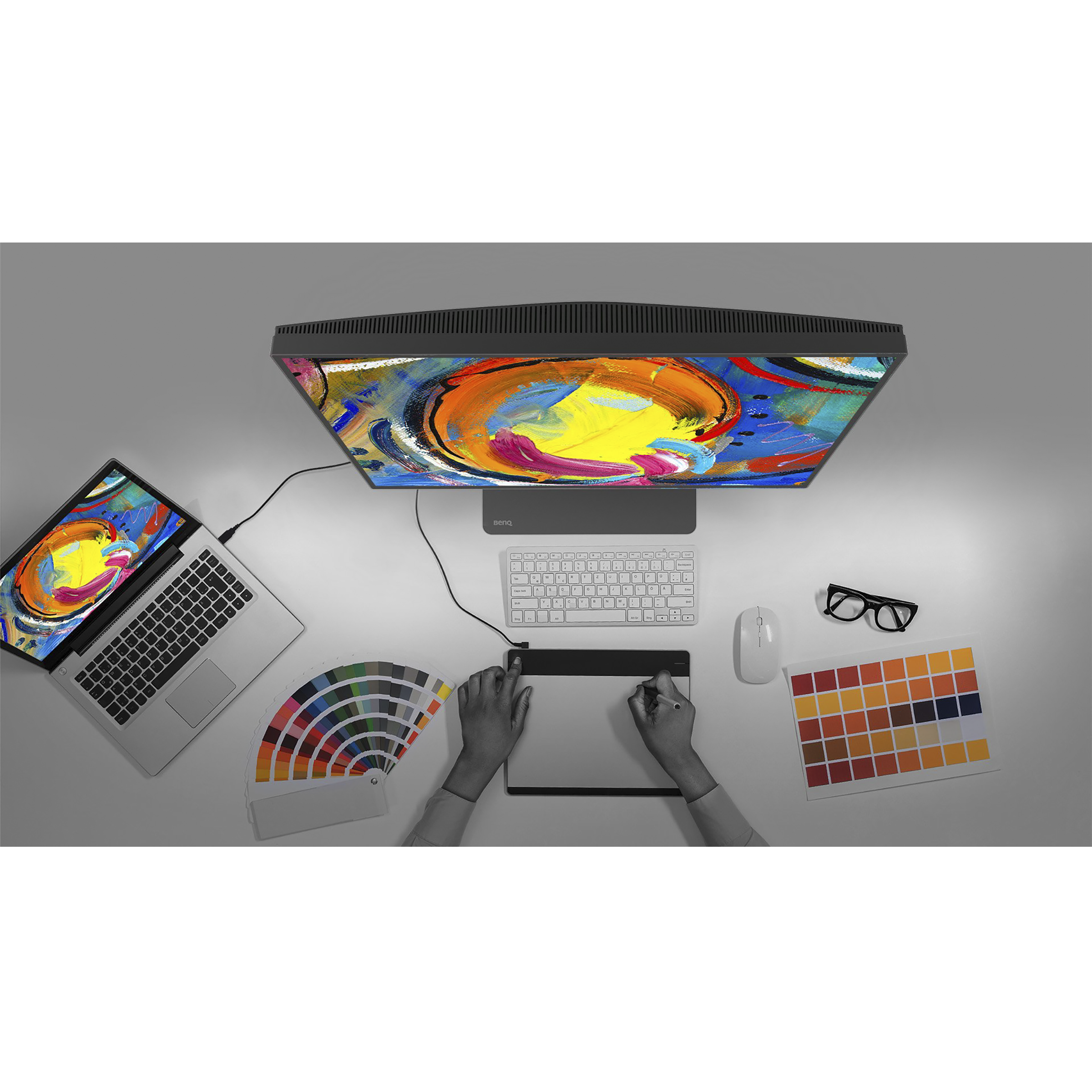 BenQ DesignVue 63.5 cm (25 inch) QHD IPS Panel LED Thin Bezel Height Adjustable Monitor with AQCOLOR Technology BenQ DesignVue 63.5 cm (25 inch) QHD IPS Panel LED Thin Bezel Height Adjustable Monitor with AQCOLOR Technology_11