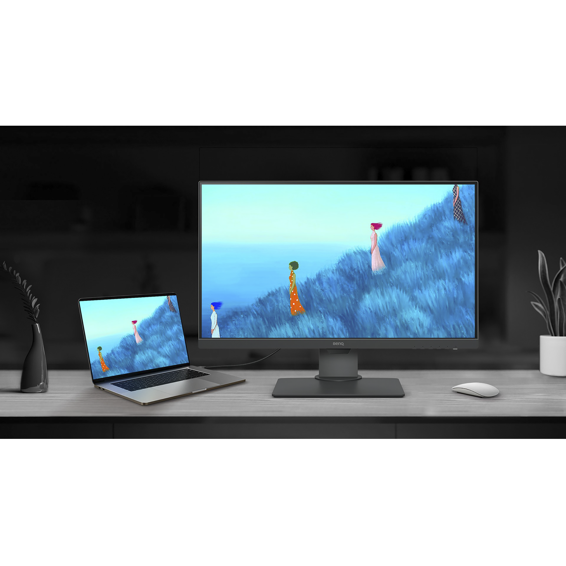 BenQ DesignVue 68.58 cm (27 inch) Ultra HD 4K IPS Panel LCD Flat Height Adjustable Monitor with HDR Technology_14