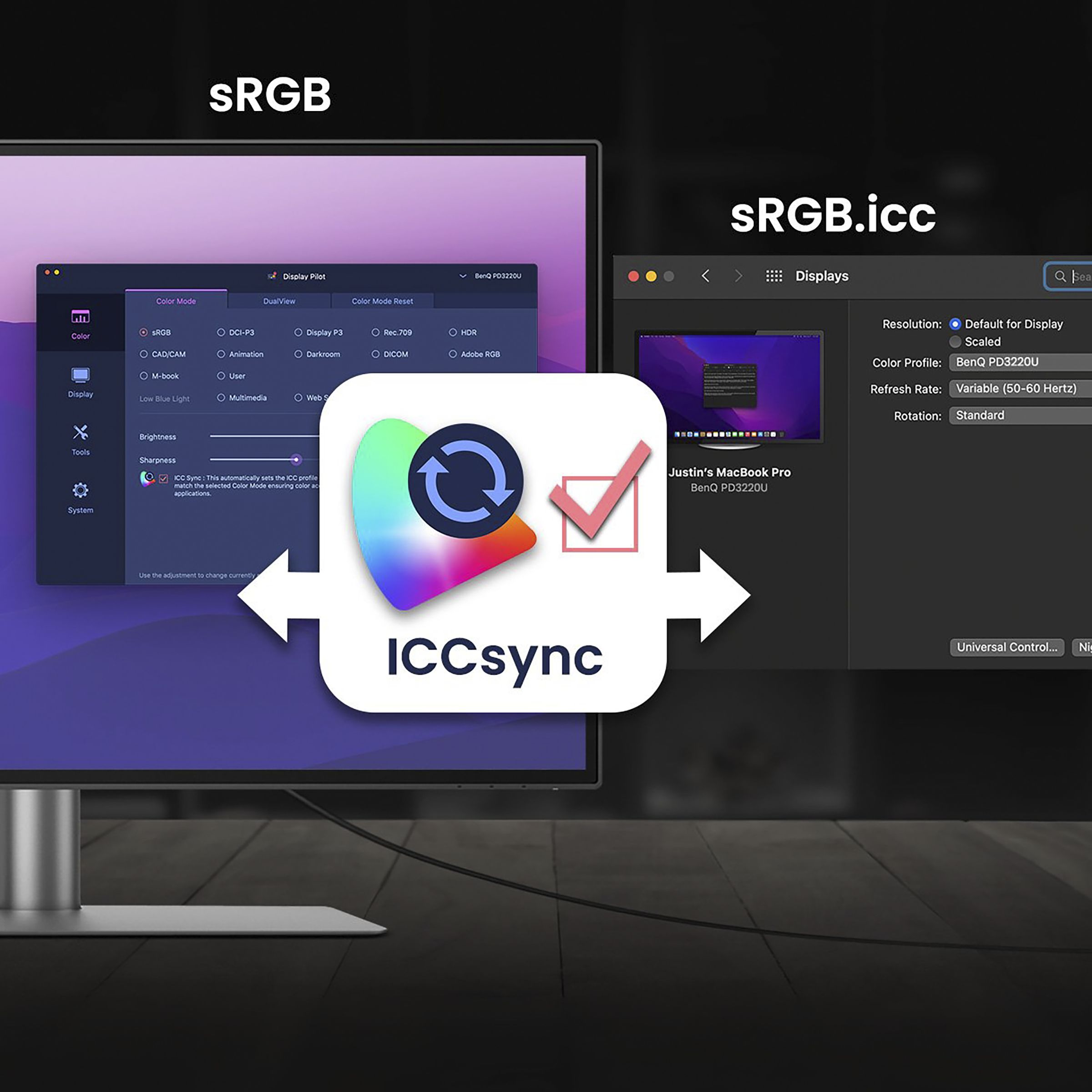 BenQ DesignVue 81.28 cm (32 inch) 4K Ultra HD IPS Panel LCD Height Adjustable Monitor with Flicker-Free Technology_15