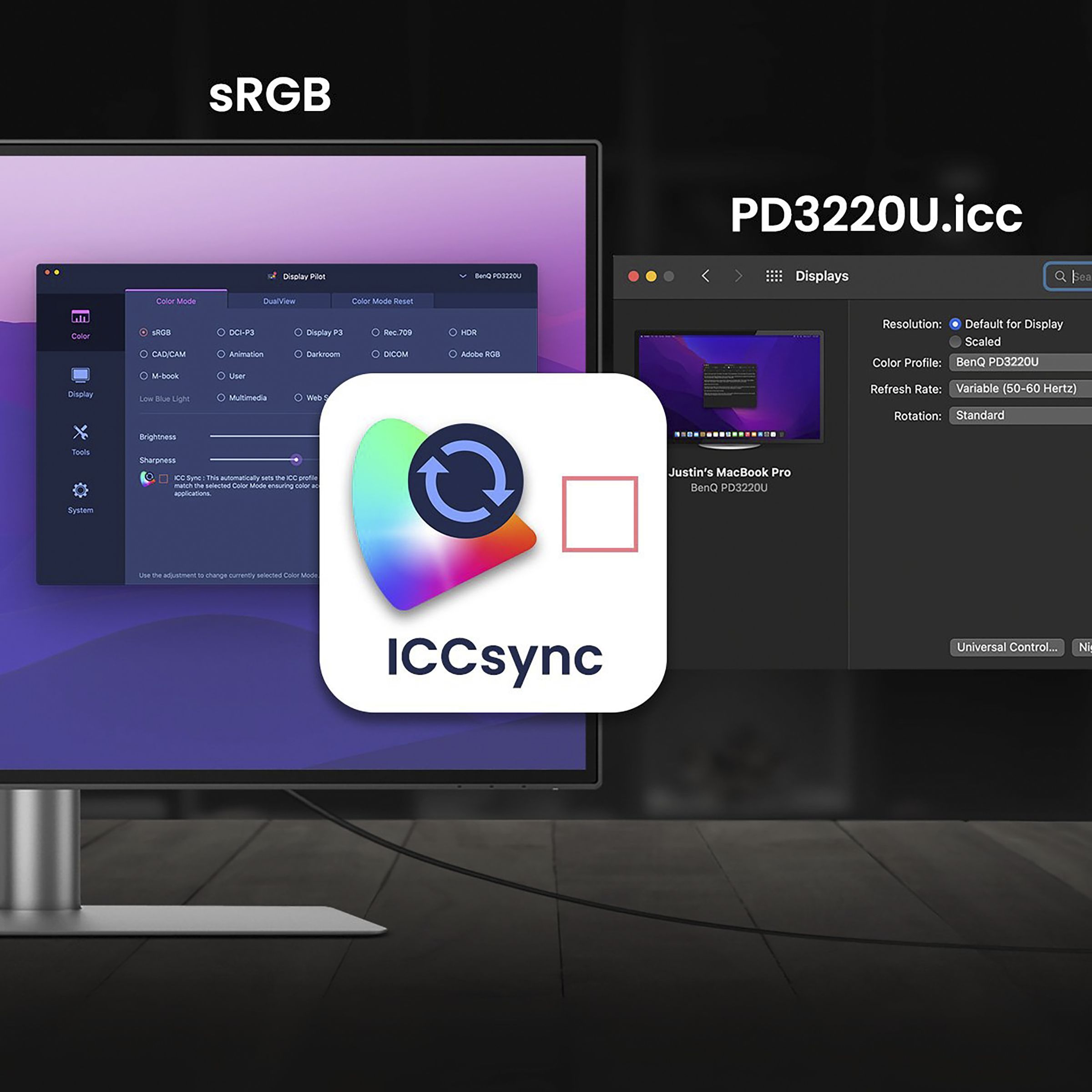 BenQ DesignVue 81.28 cm (32 inch) 4K Ultra HD IPS Panel LCD Height Adjustable Monitor with Flicker-Free Technology_16