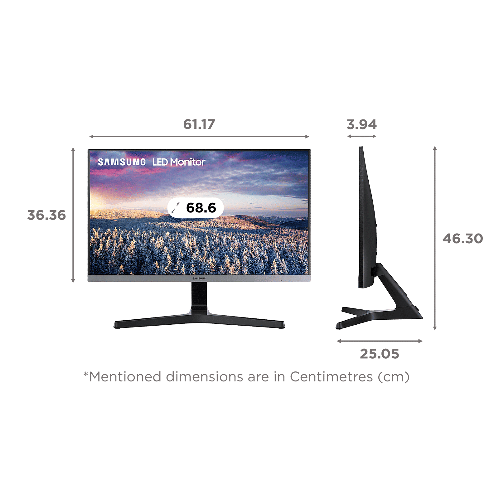 SAMSUNG 68.6 cm (27 inch) Full HD IPS Panel LCD Bezel-Less Monitor with Flicker-Free Technology SAMSUNG 68.6 cm (27 inch) Full HD IPS Panel LCD Bezel-Less Monitor with Flicker-Free Technology_2