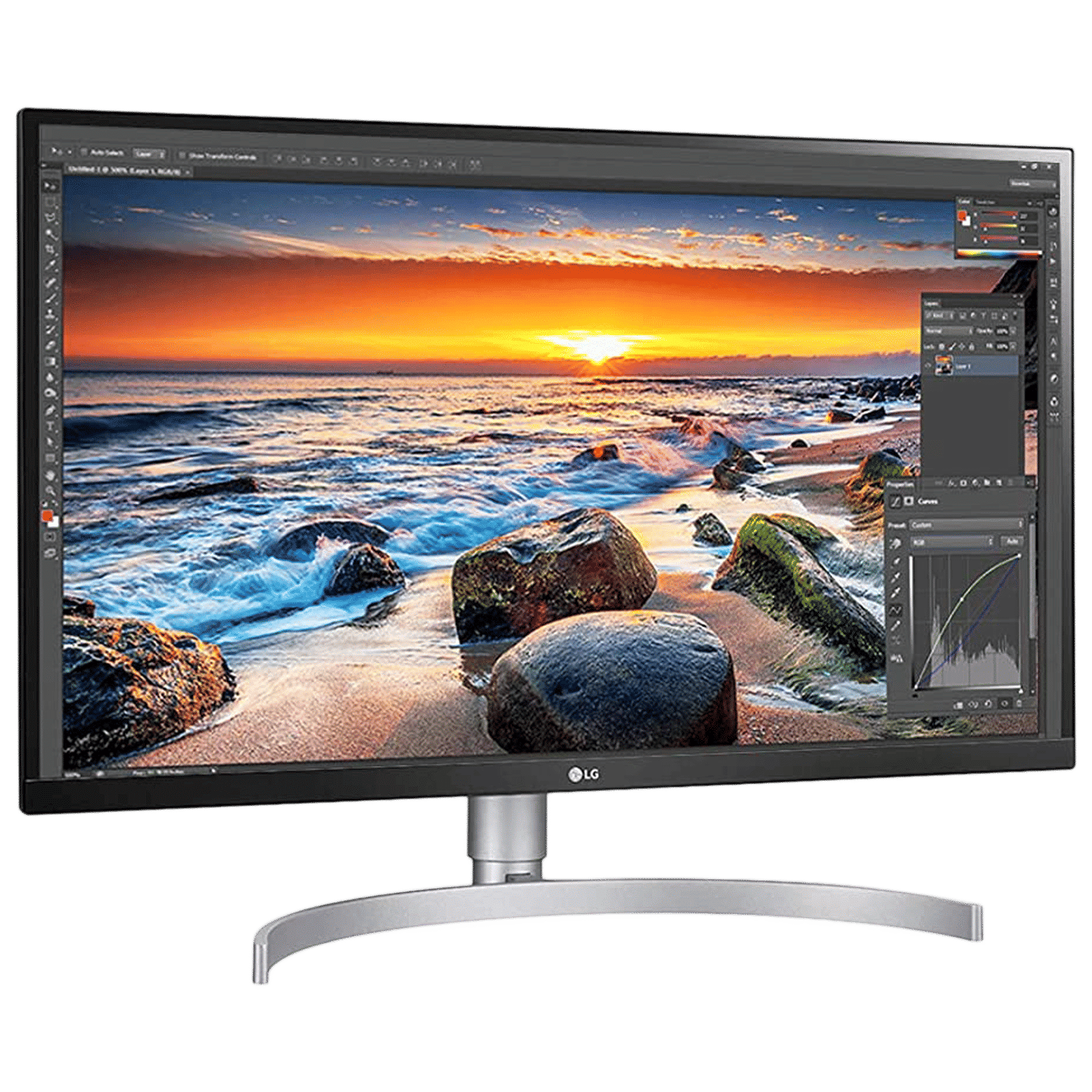 LG 68.58 cm (27 inch) Ultra HD 4K IPS Panel LCD 3-Side Borderless Height Adjustable Monitor with Black Stabilizer_6