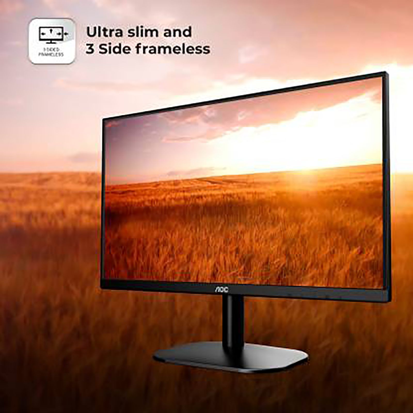 AOC 60.45 cm (23.8 inch) Full HD IPS Panel WLED Monitor with Flicker Free Technology_14