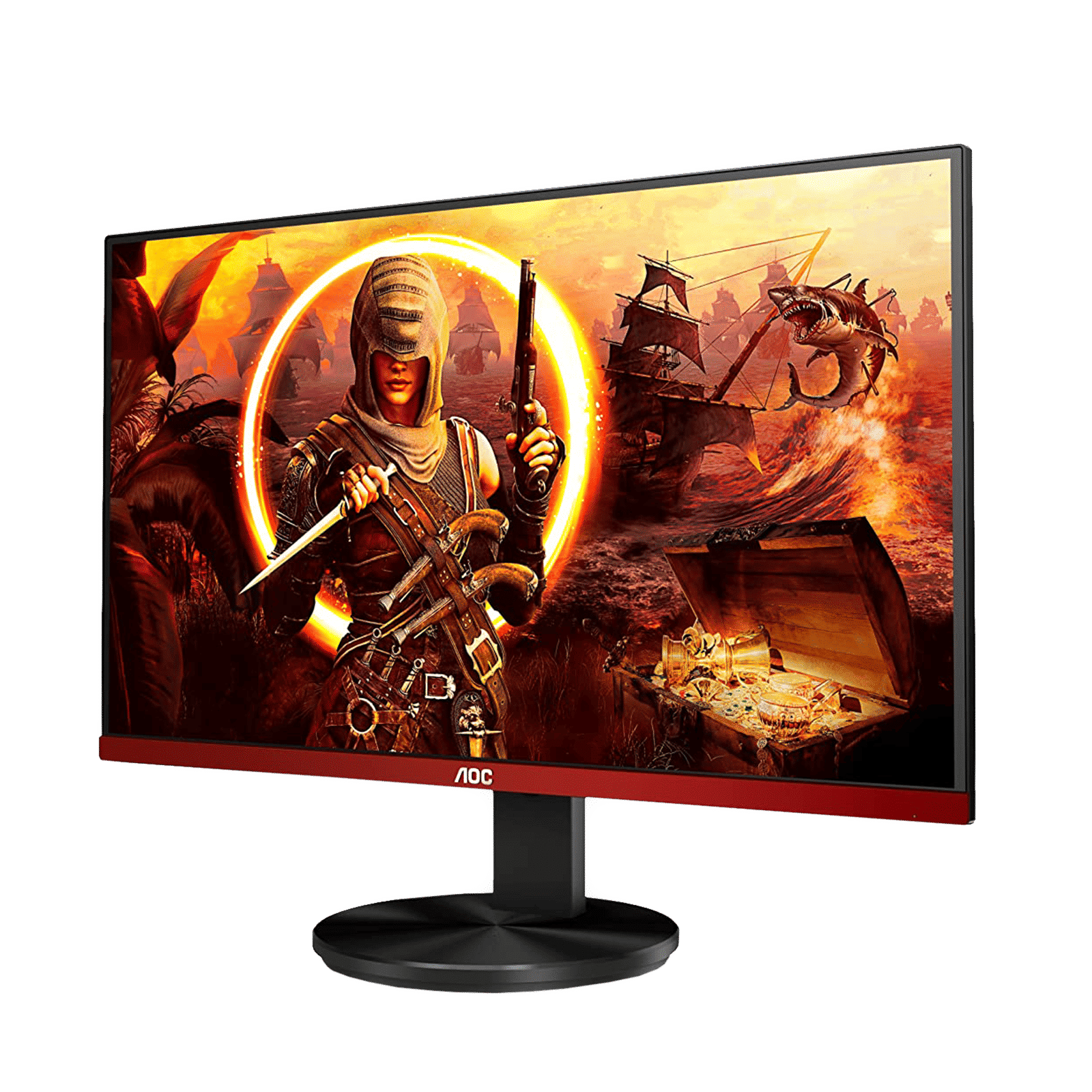 AOC 60.45 cm (23.8 inch) Full HD VA Panel WLED Gaming Monitor with Flicker Free Technology_5