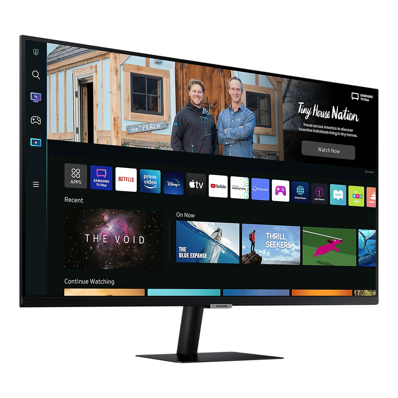 SAMSUNG M5 68.6 cm (27 inch) Full HD VA Panel LED Ultra Wide Smart Monitor with Smart TV Experience_5