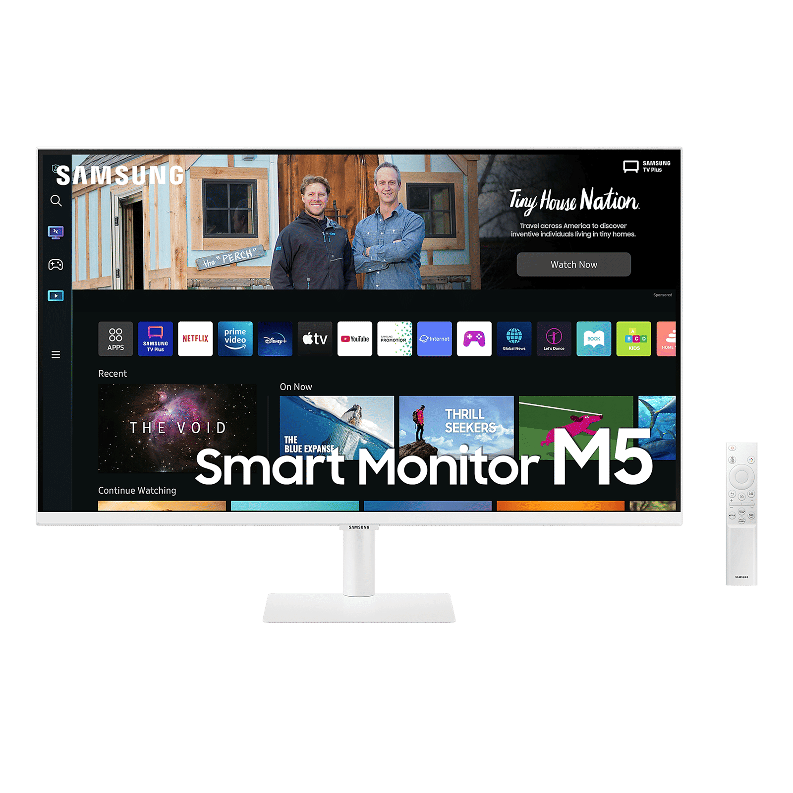 SAMSUNG M5 81.3 cm (32 inch) Full HD VA Panel LED Ultra Wide Smart Monitor with Smart TV Experience_1