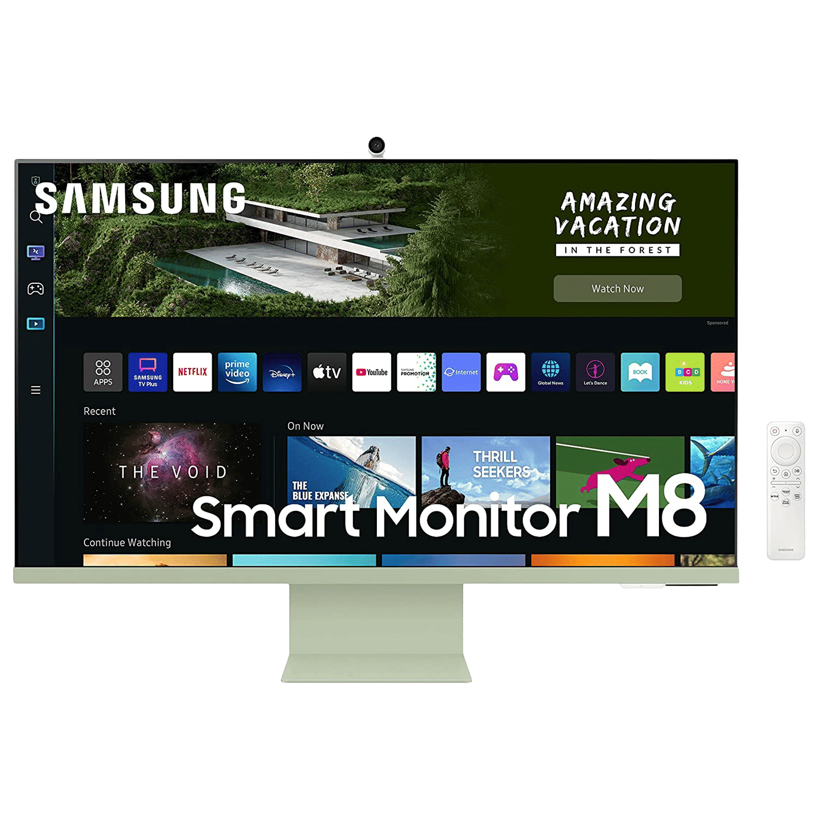 SAMSUNG M8 80 cm (32 inch) Ultra HD 4K VA Panel LED Ultra Wide Height Adjustable Monitor with Flicker-Free Technology SAMSUNG M8 80 cm (32 inch) Ultra HD 4K VA Panel LED Ultra Wide Height Adjustable Monitor with Flicker-Free Technology_1