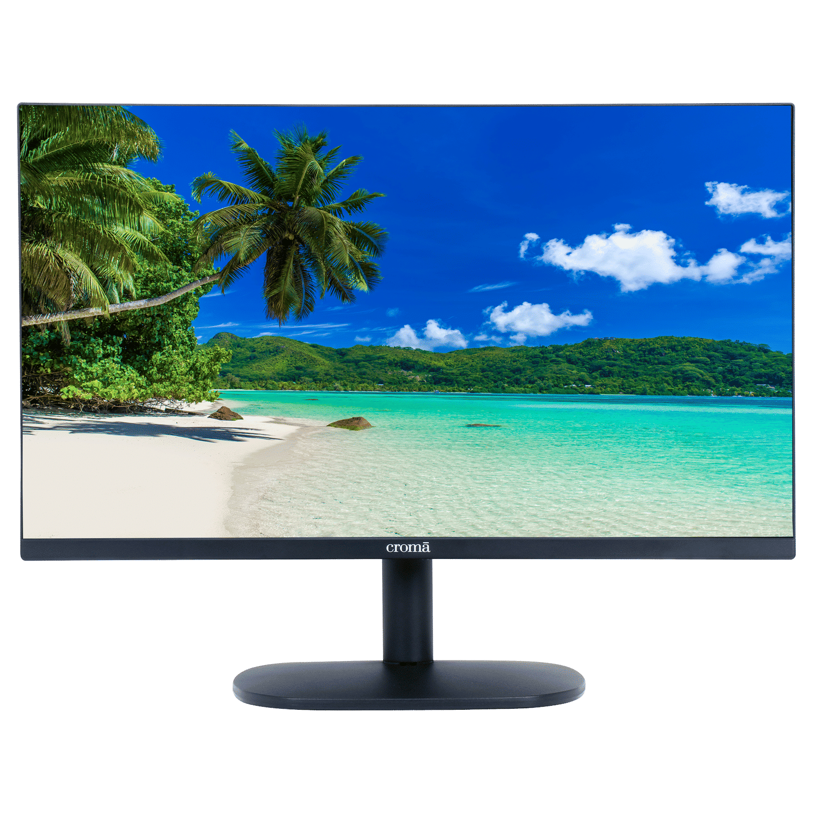 Croma 69 cm (27 inch) Full HD Flat Panel Thin Bezel Monitor with Built-In Speakers_1
