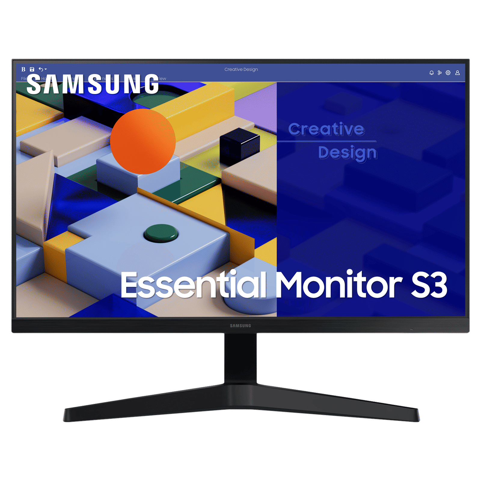 SAMSUNG LS24C312EAWXXL 60.96 cm (24 inch) Full HD Flat Panel LED Monitor with 250 Nits Brightness SAMSUNG LS24C312EAWXXL 60.96 cm (24 inch) Full HD Flat Panel LED Monitor with 250 Nits Brightness_1