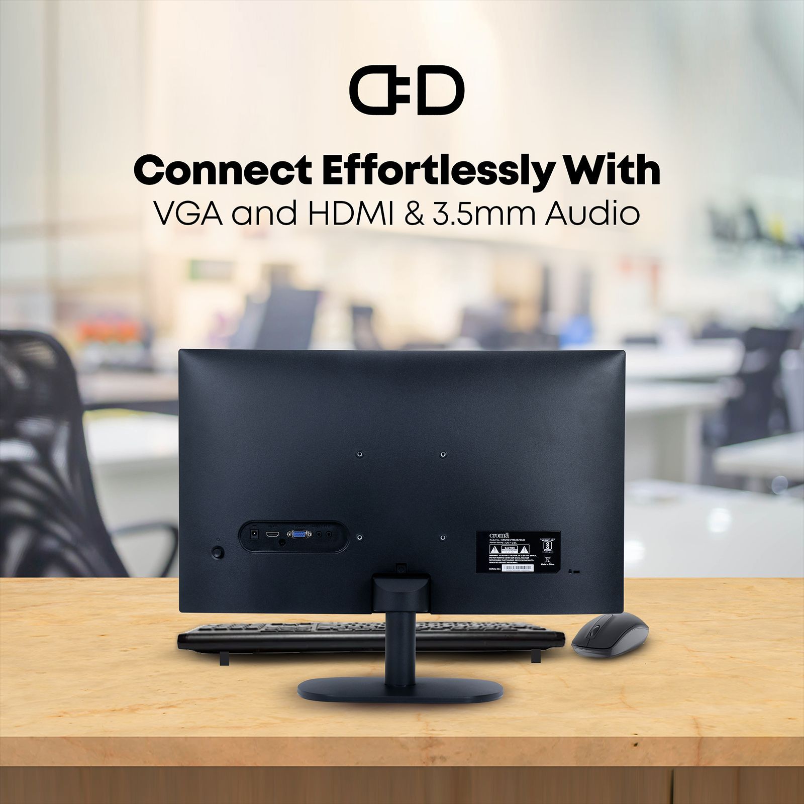 Croma 60.9 cm (24 inch) Full HD FFS Panel Thin Bezel Monitor with Dual Speakers Croma 60.9 cm (24 inch) Full HD FFS Panel Thin Bezel Monitor with Dual Speakers_15