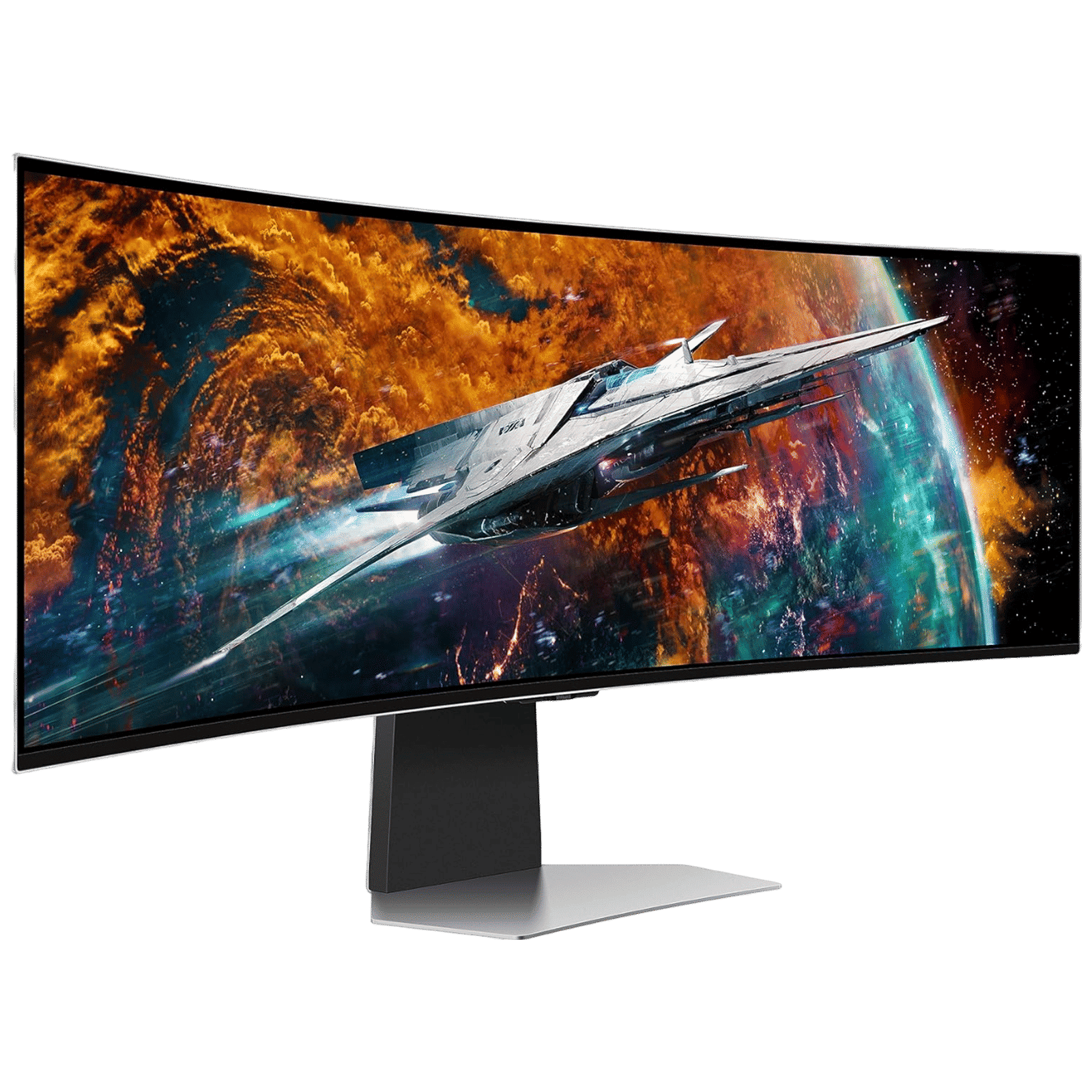 SAMSUNG Odyssey G9 124.46 cm (49 inch) QHD OLED Curved Gaming Monitor with AMD FreeSync Premium Pro_4