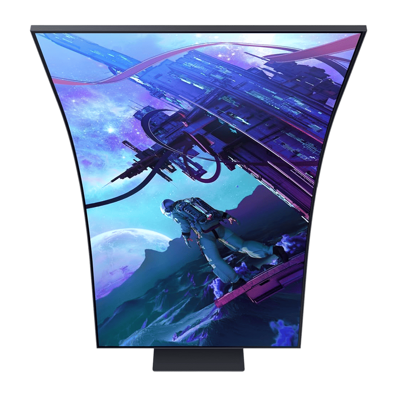 SAMSUNG Odyssey Ark 2 139.7 cm (55 inch) 4K Ultra HD OLED Curved Gaming Monitor with Eye Saver Mode SAMSUNG Odyssey Ark 2 139.7 cm (55 inch) 4K Ultra HD OLED Curved Gaming Monitor with Eye Saver Mode_17